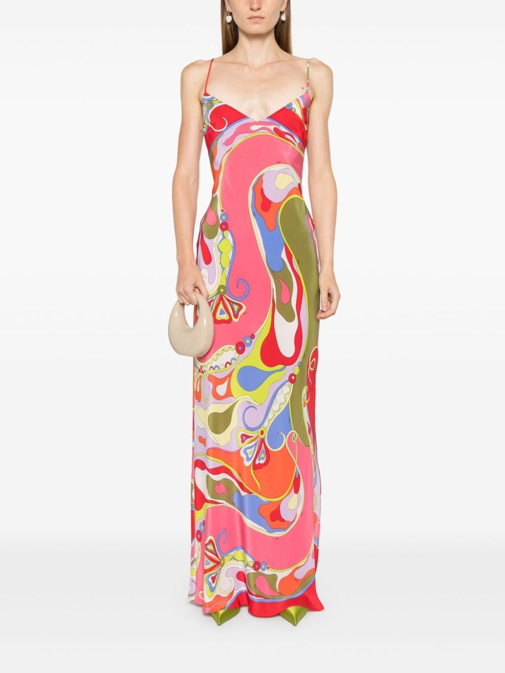 Orchidee-print dress - 2