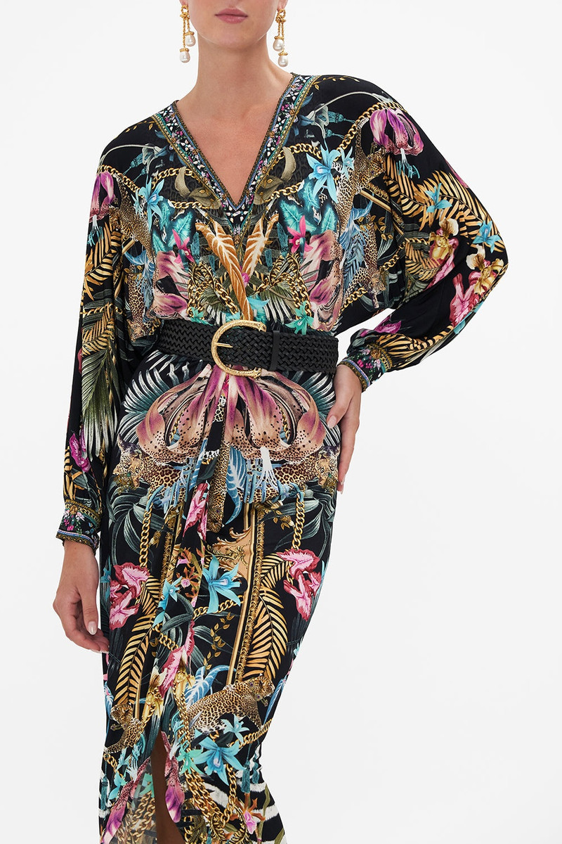 BRAIDED LEOPARD BUCKLE BELT 3