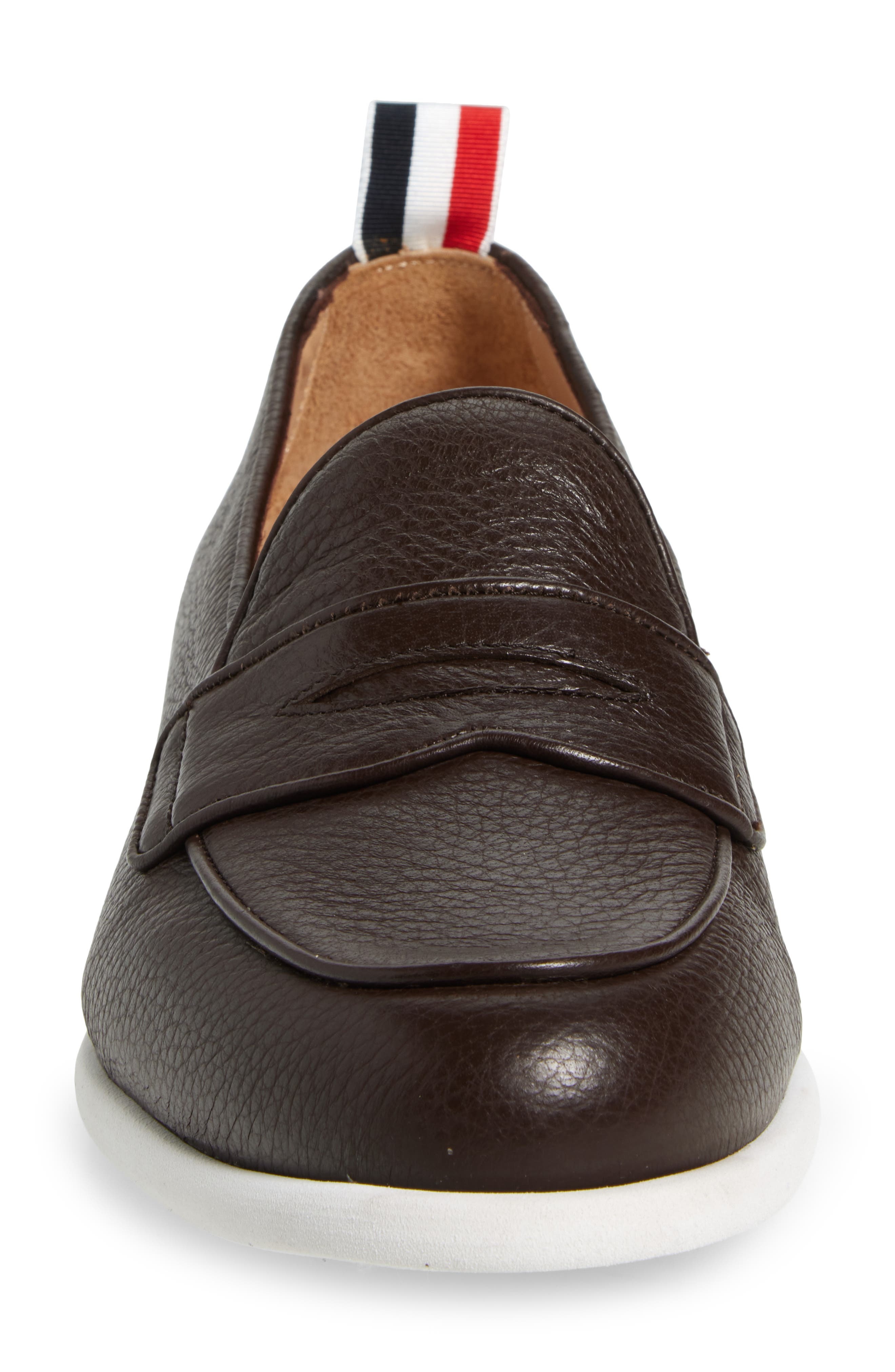 Thom Browne Varsity Square Toe Penny Loafer at Nordstrom - 4