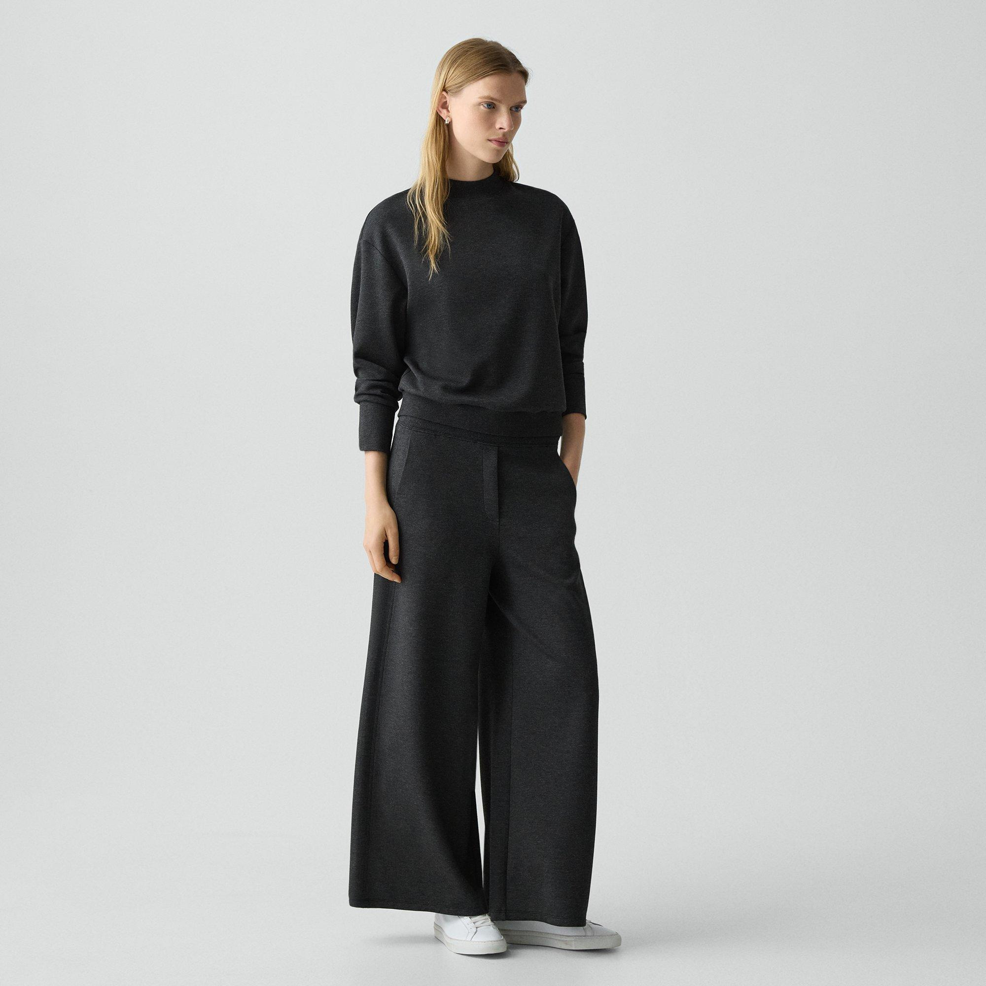 A-Line Pull-On Pant in Double Knit Jersey - 3