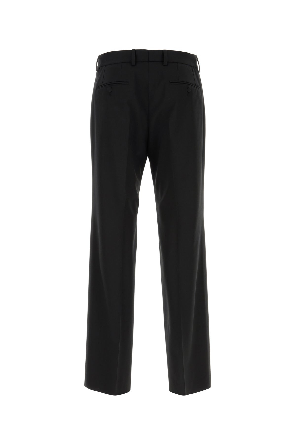 Black stretch wool pant - 2