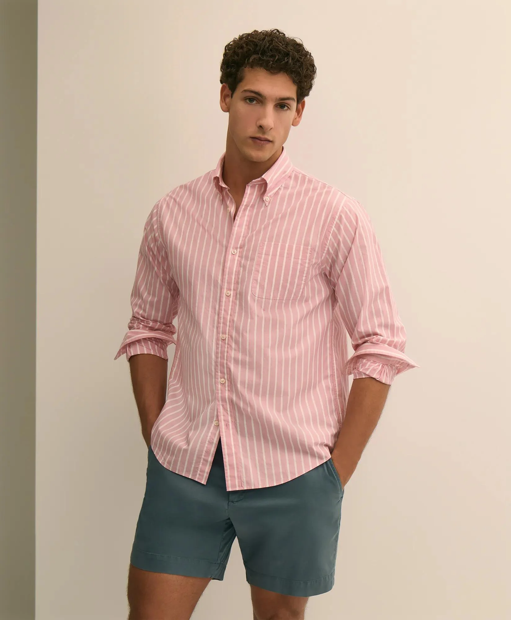 Friday Shirt, Poplin Stripe - 1