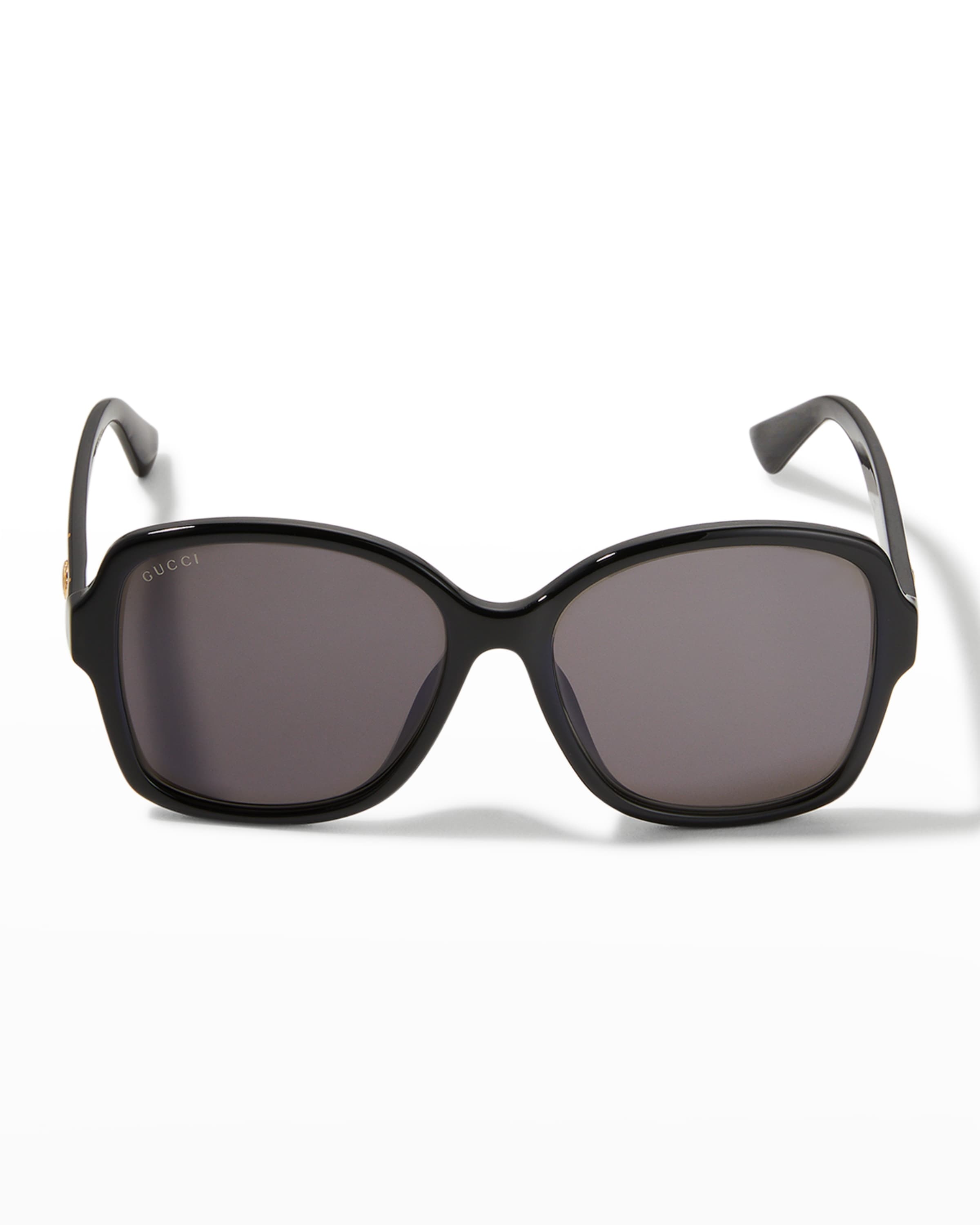 Square Monochromatic Sunglasses - 3