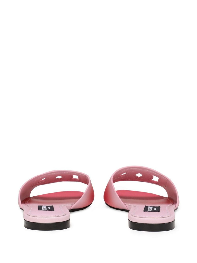 DG ombrÃ© leather slides 3