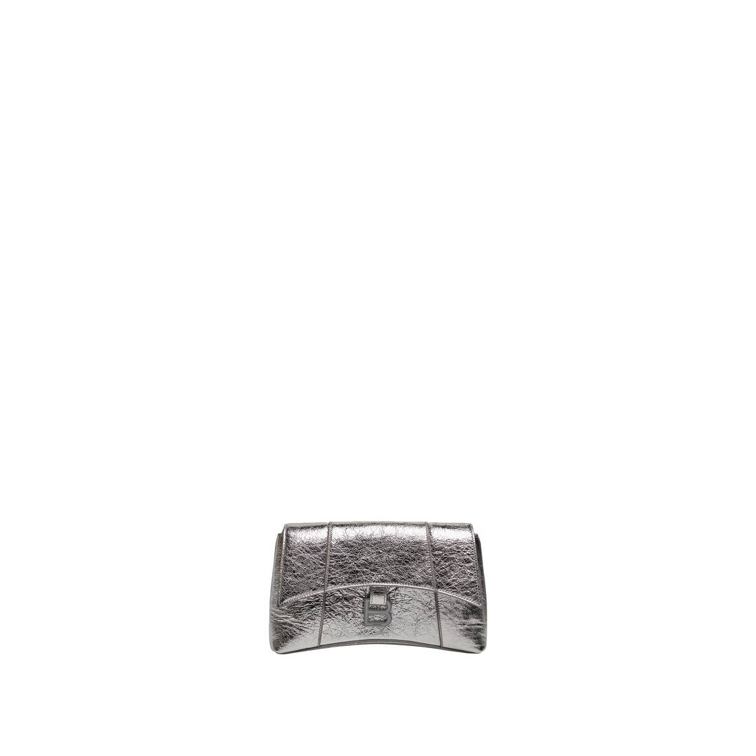 Women's Downtown Xs Shoulder Bag With Chain Metallized in Silver - 5