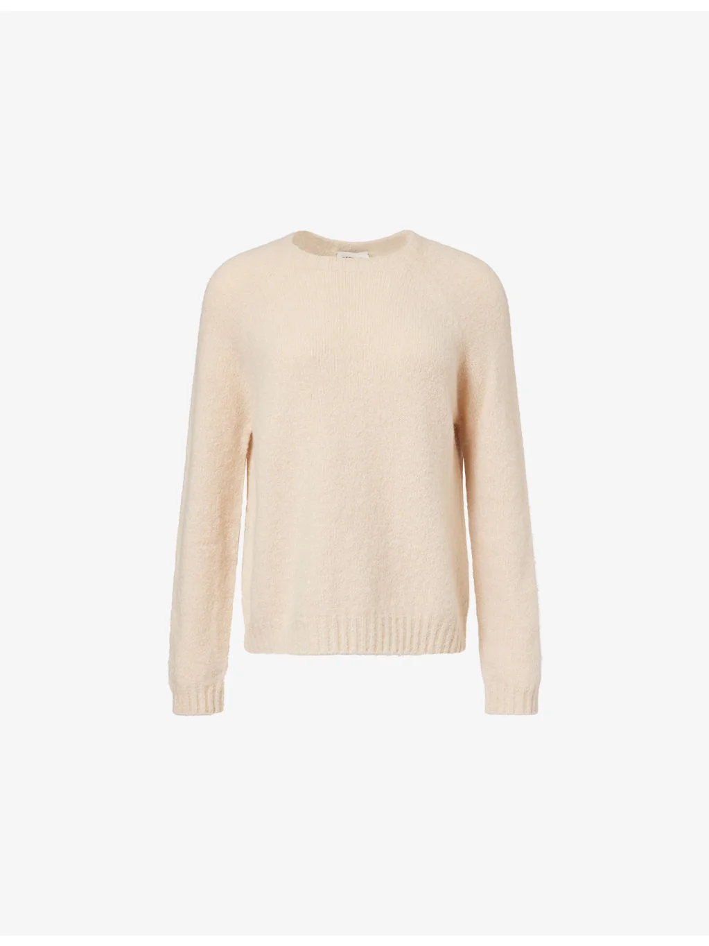 Striped Round-Neck Knitted Jumper - 1