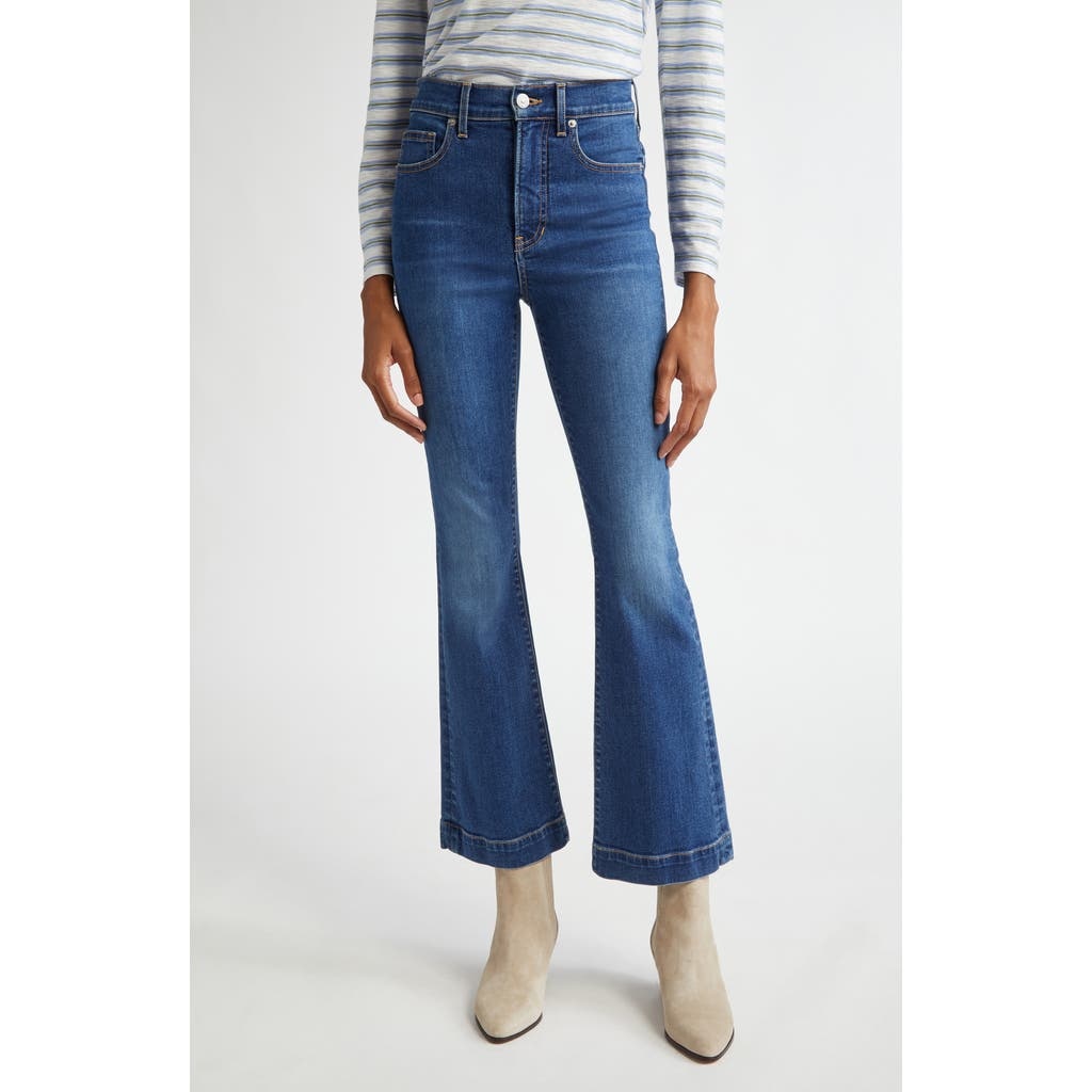 Veronica Beard Carson Ankle Flare Jeans in Bright Blue at Nordstrom - 1