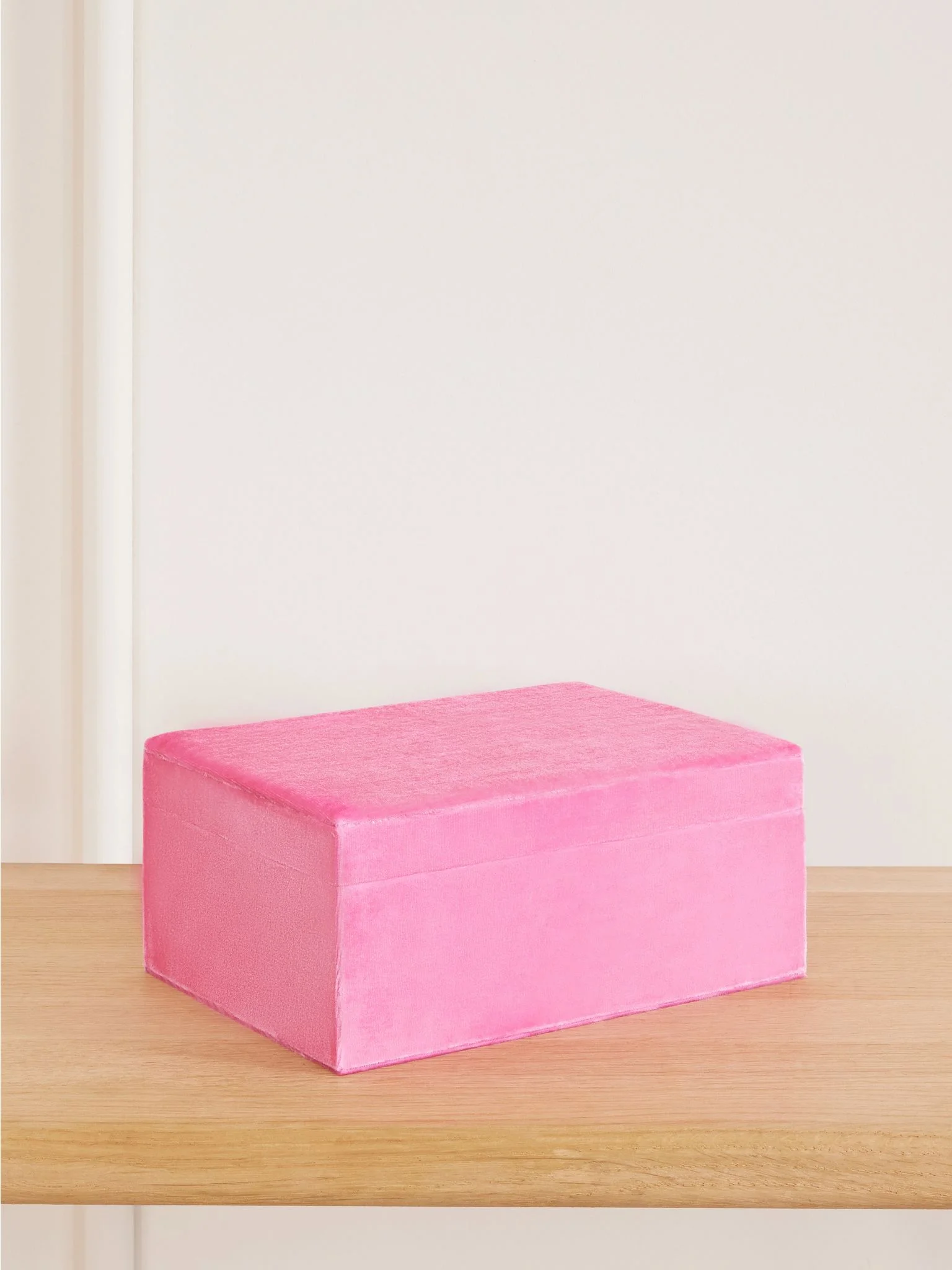 Trésor velvet jewelry box Pink - 1