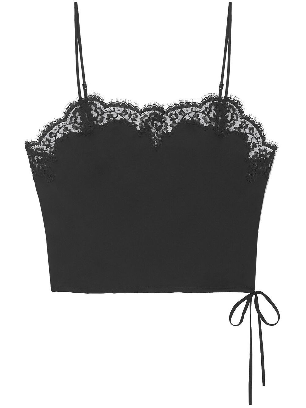 lace-trim camisole top - 2