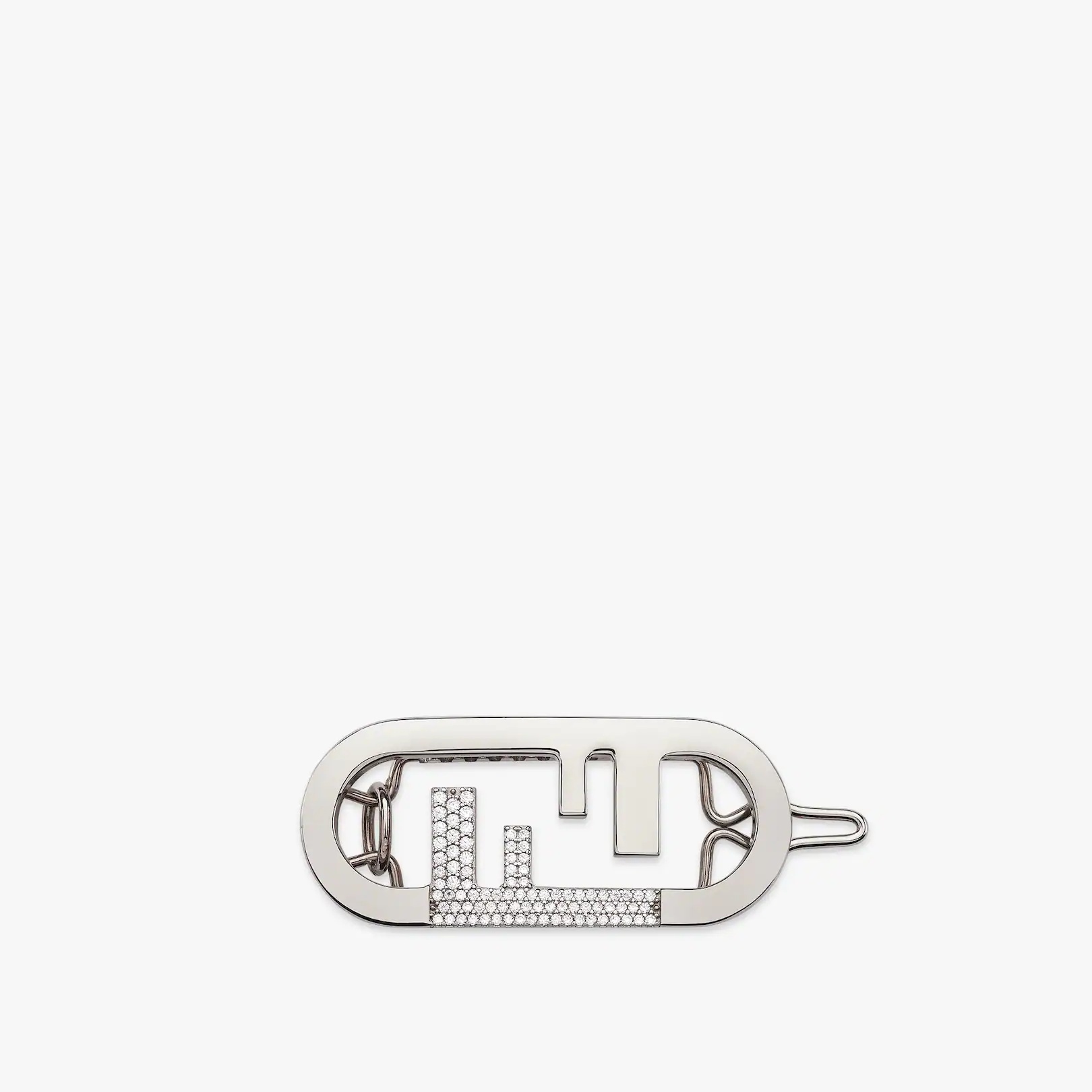 Silver-colored hair clip - 1