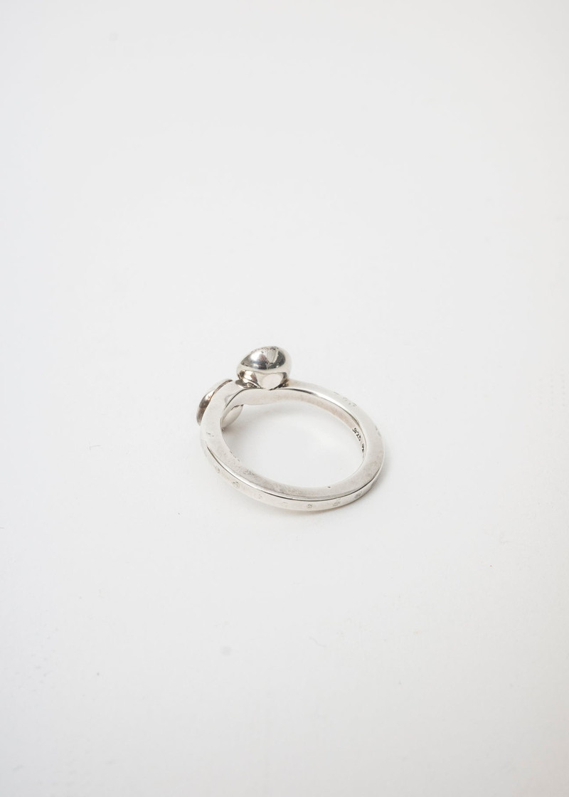 Silver CH CBL NGTV Nail 2 Diamond Ring 3