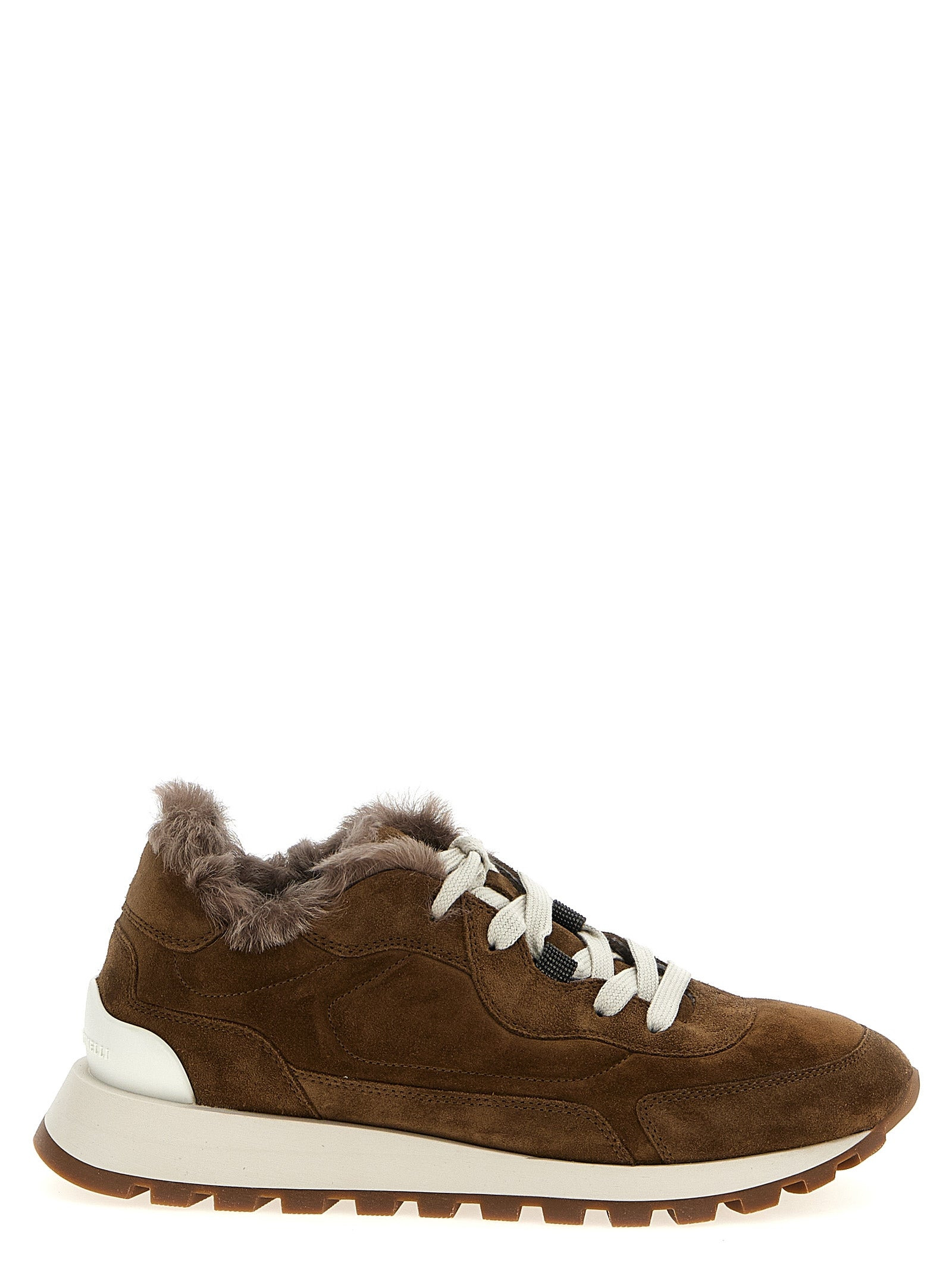 Monile Suede Sneakers Brown - 1