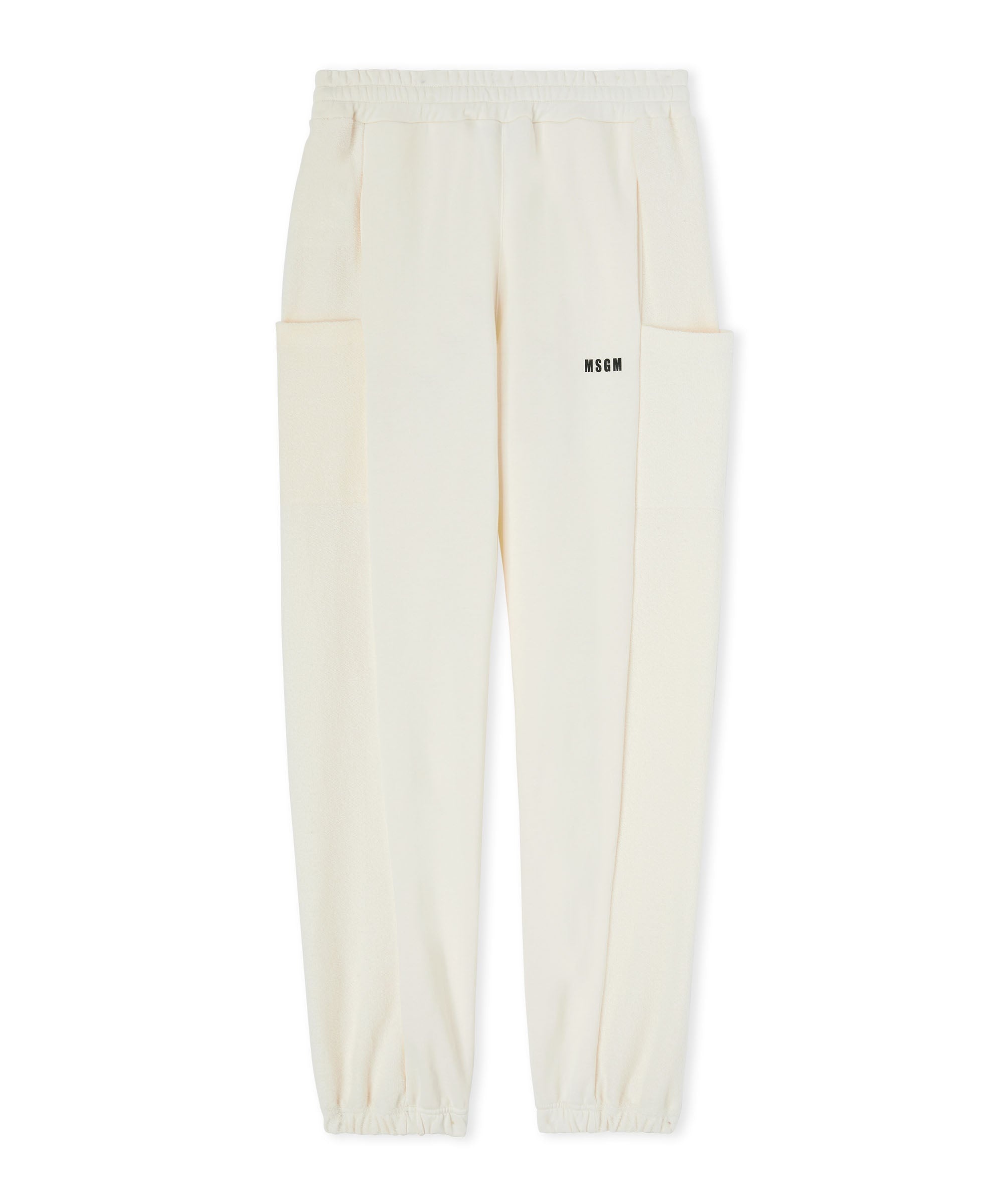 Organic cotton crewneck jogger pants from the MSGM Fantastic Green Capsule - 3