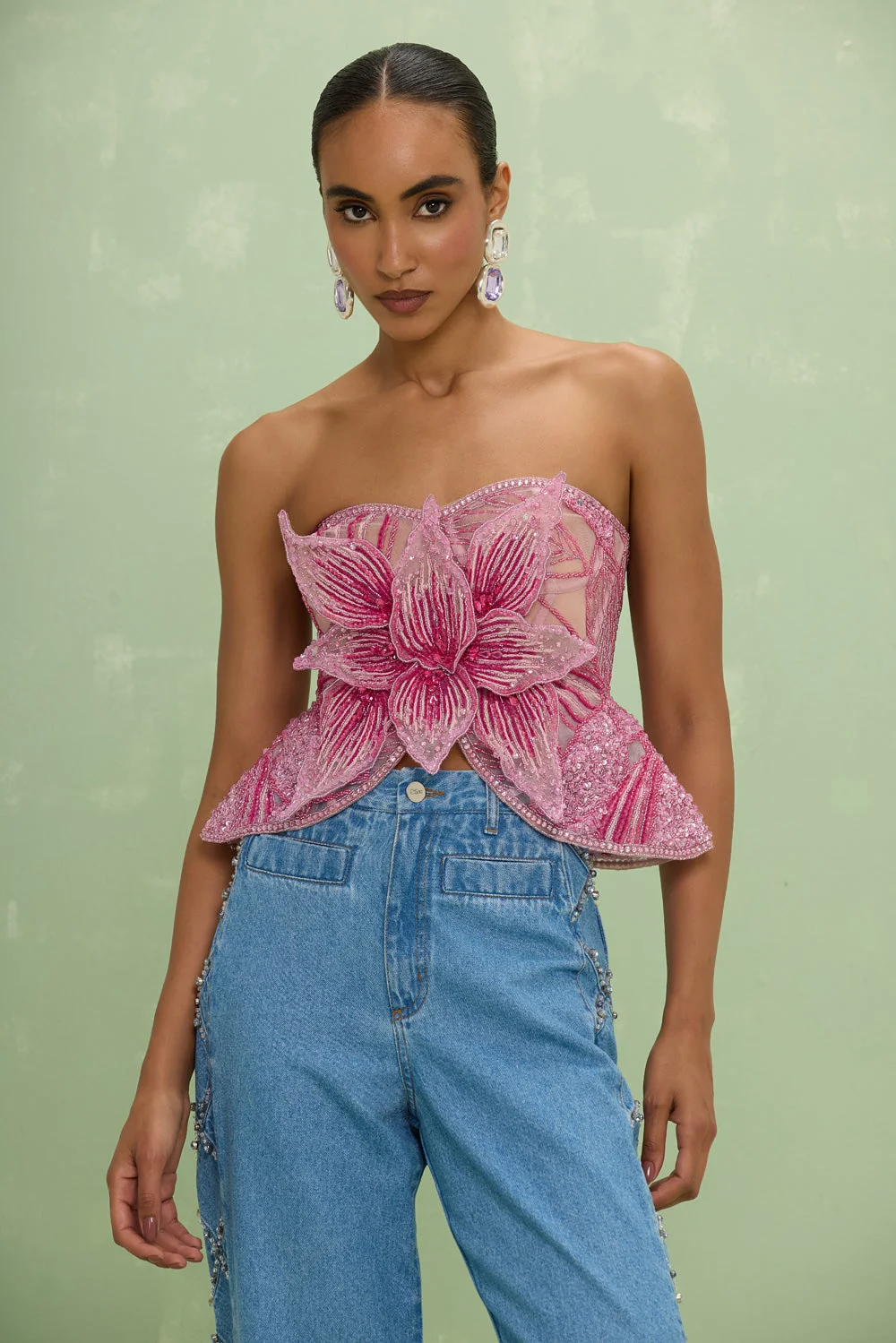 AMELIA EMBROIDERY TOP (RUNWAY) - 1