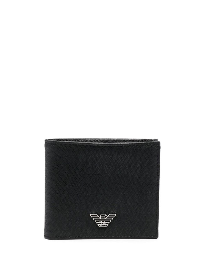 logo-plaque bi-fold wallet - 1