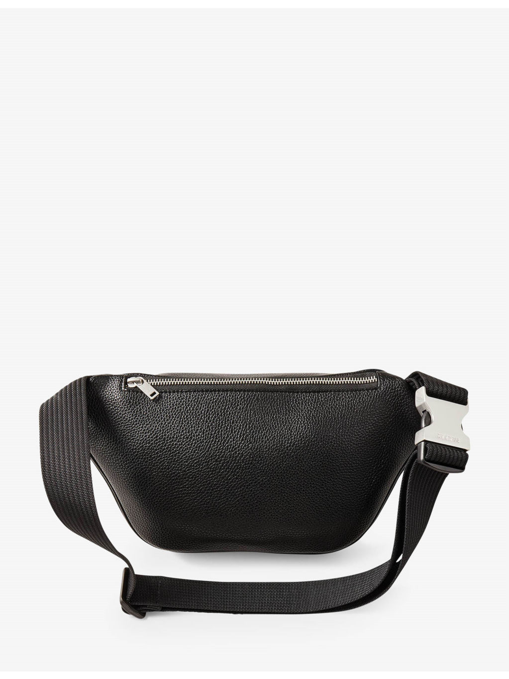 Logo-print faux-leather belt bag - 3