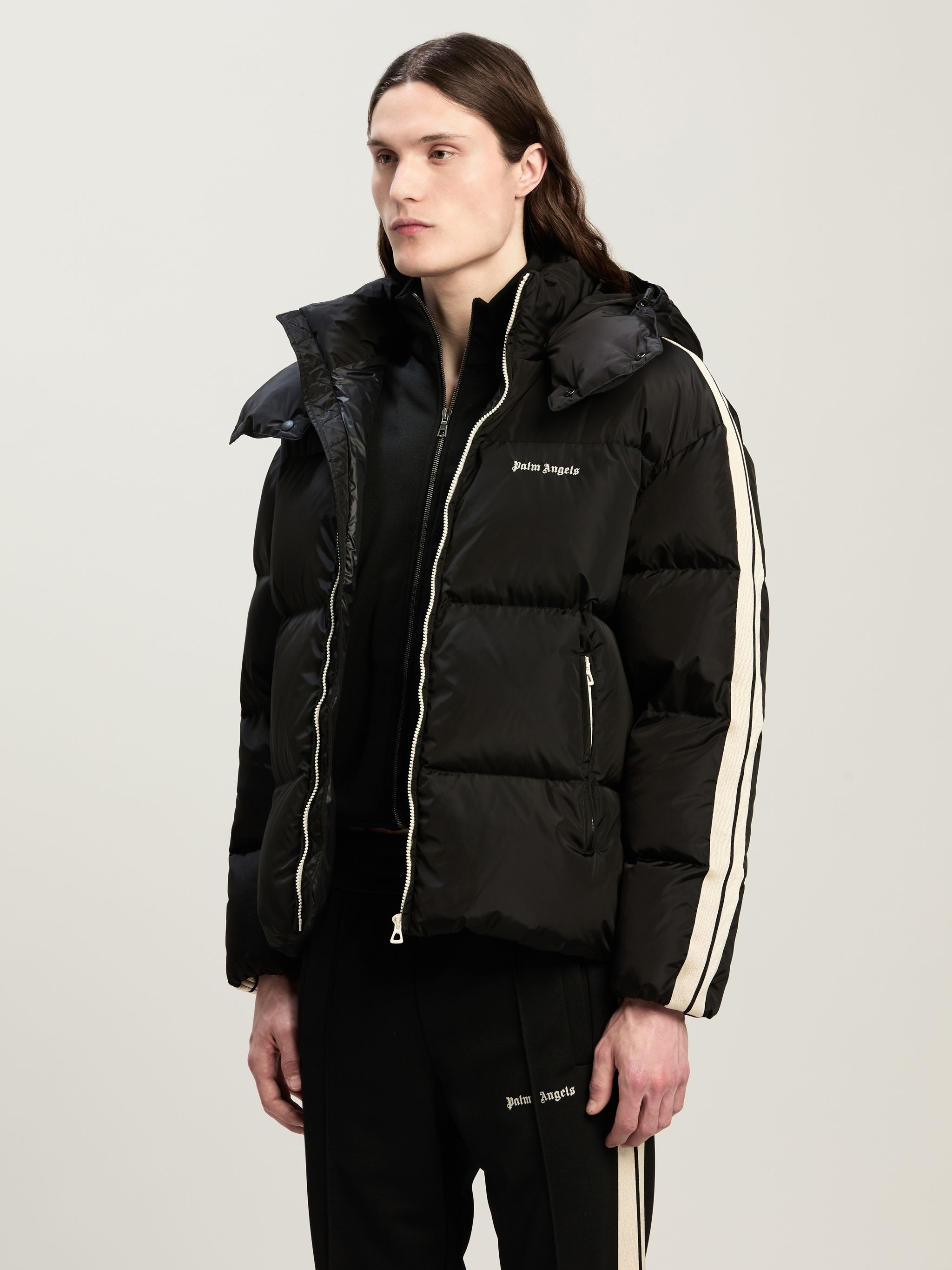 Hooded Track down jacket - 4