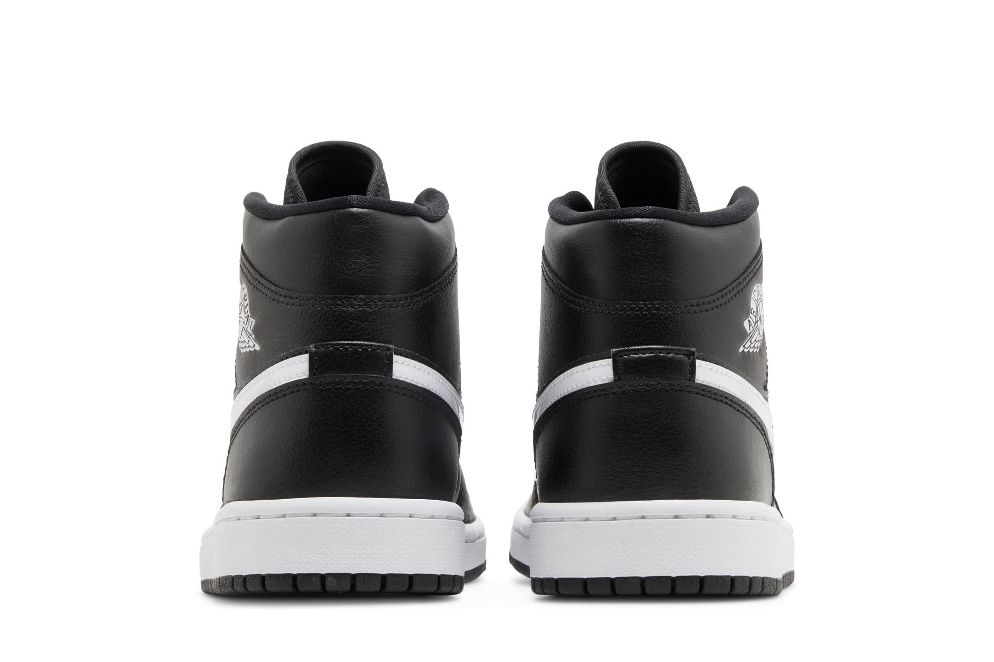 Wmns Air Jordan 1 Mid 'Black White' - 6