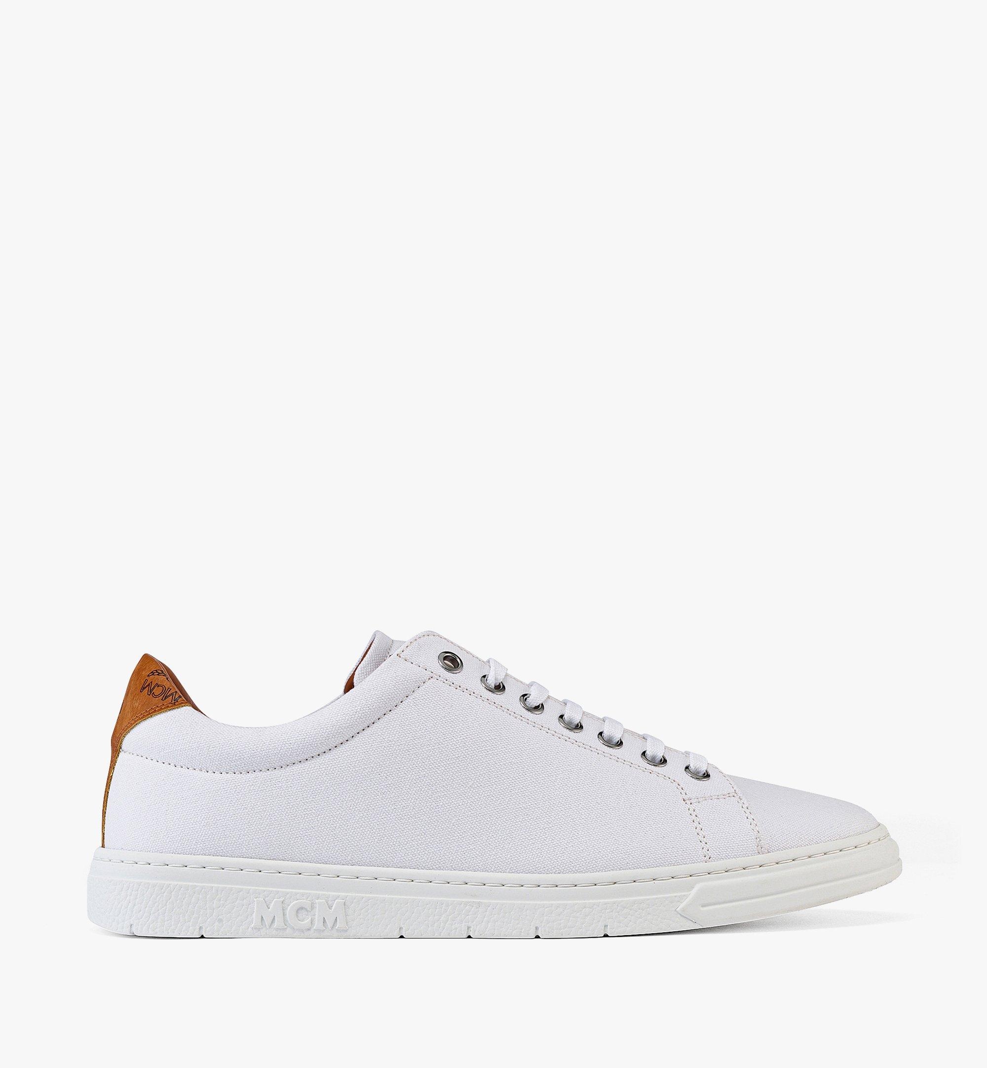 Men’s MCM Essentials Terrain Lo Sneakers in Organic Cotton Canvas - 5