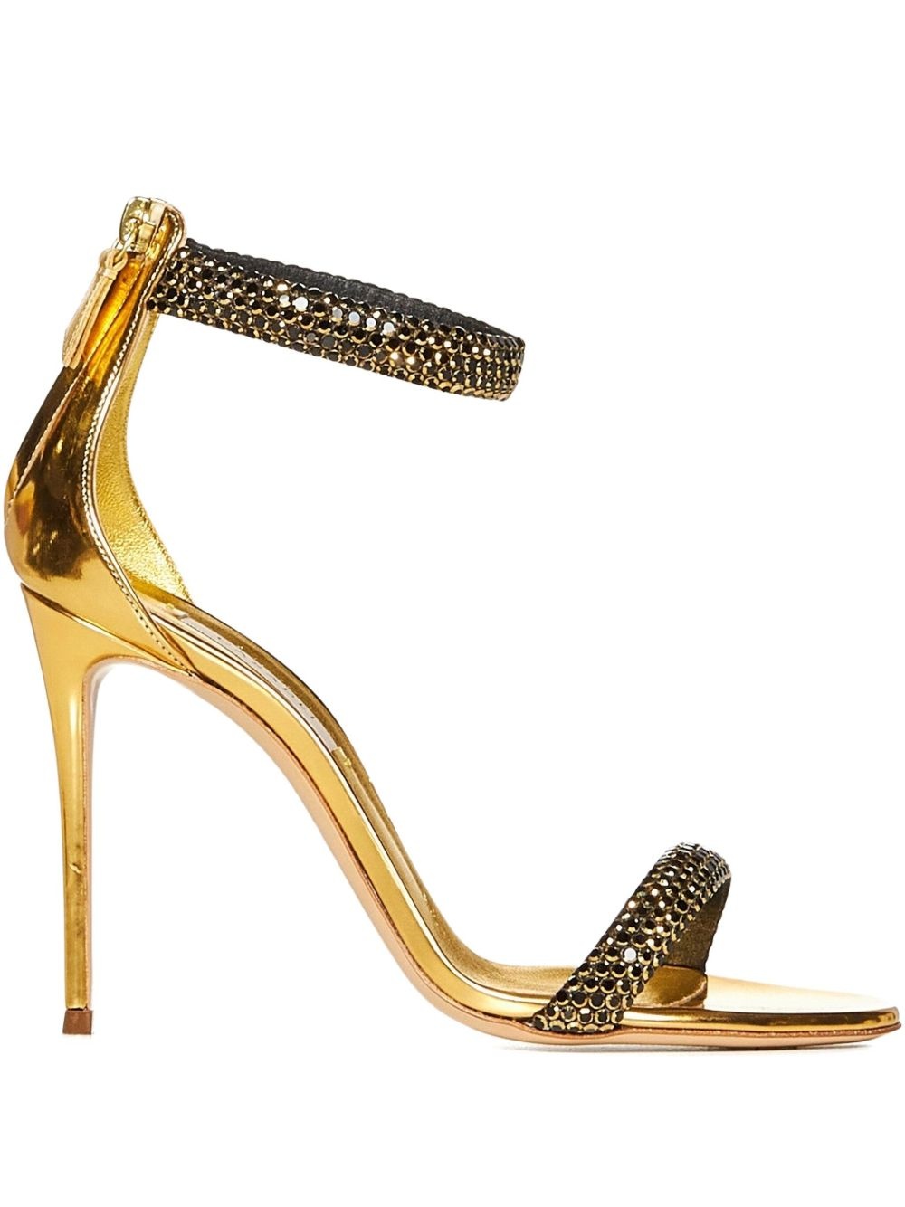 100mm crystal-embellished sandals - 1