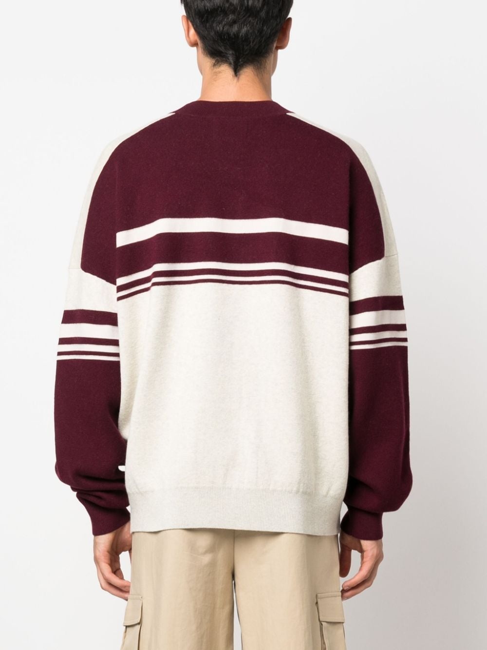 logo intarsia-knit jumper - 4