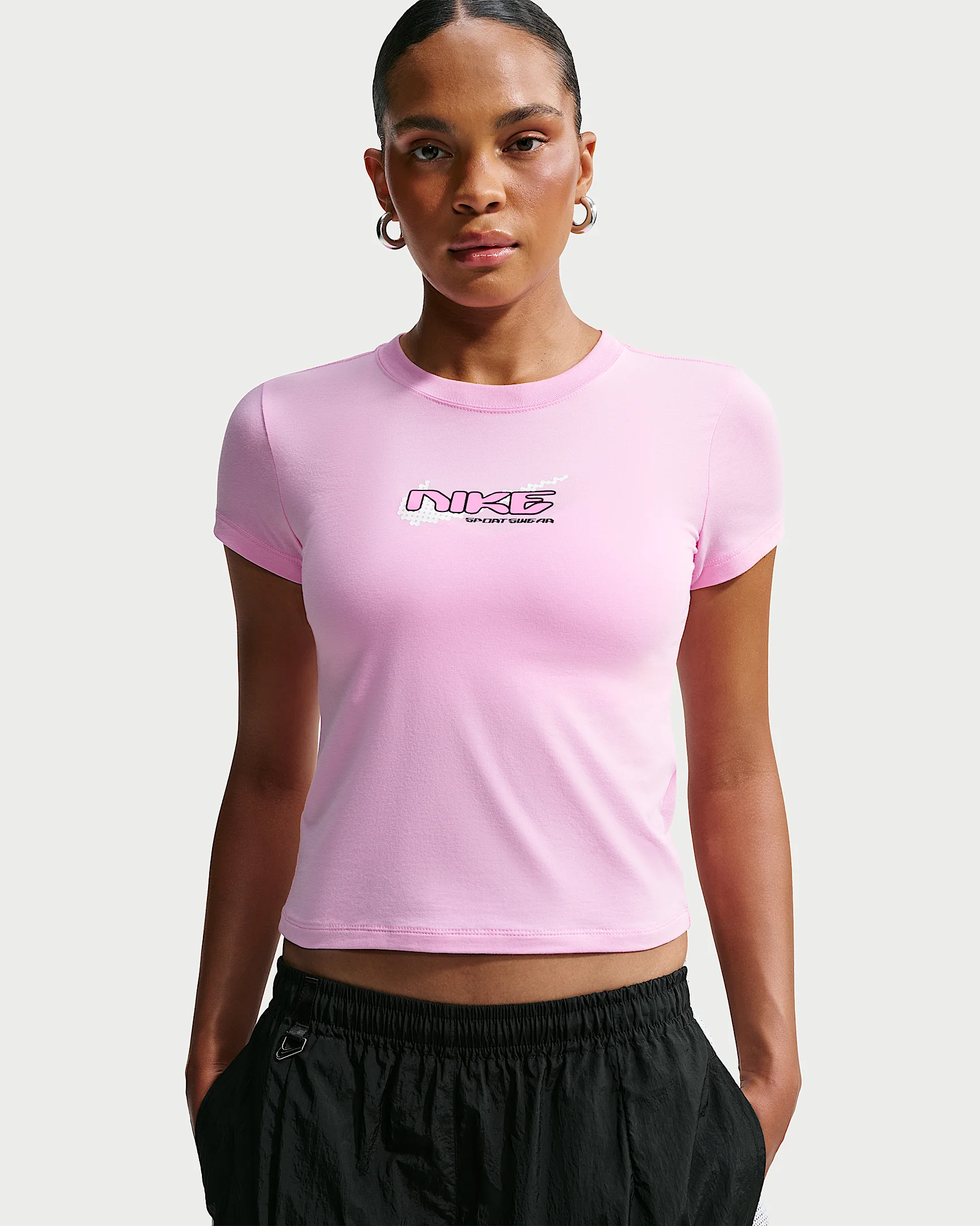 Nike Sportswear Chill Knit Women's Slim Mod-Cropped T-Shirt - 1