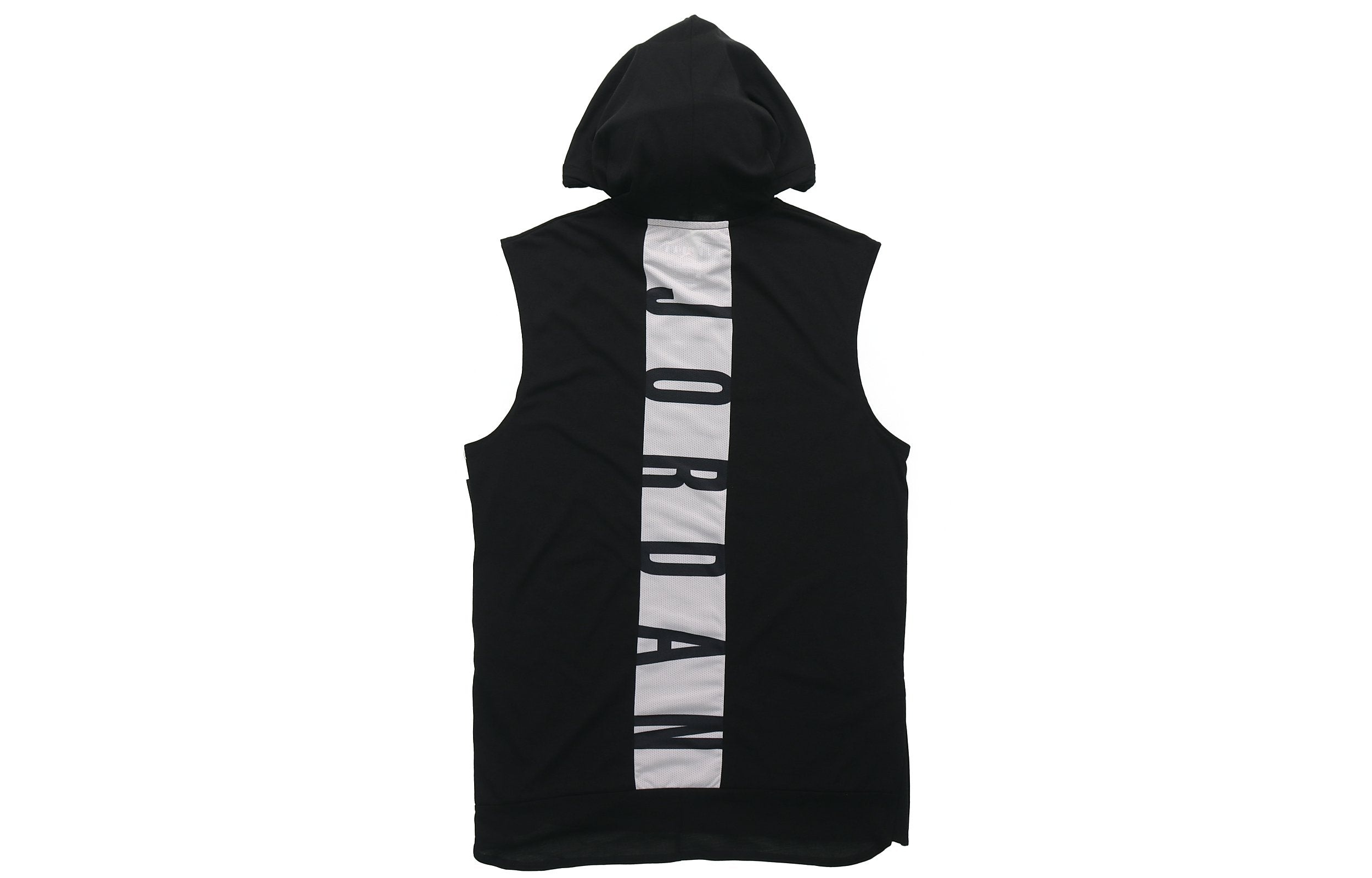 Air Jordan Air Dri-Fit Back Alphabet Printing hooded Vest Black White CW0373-010 - 2
