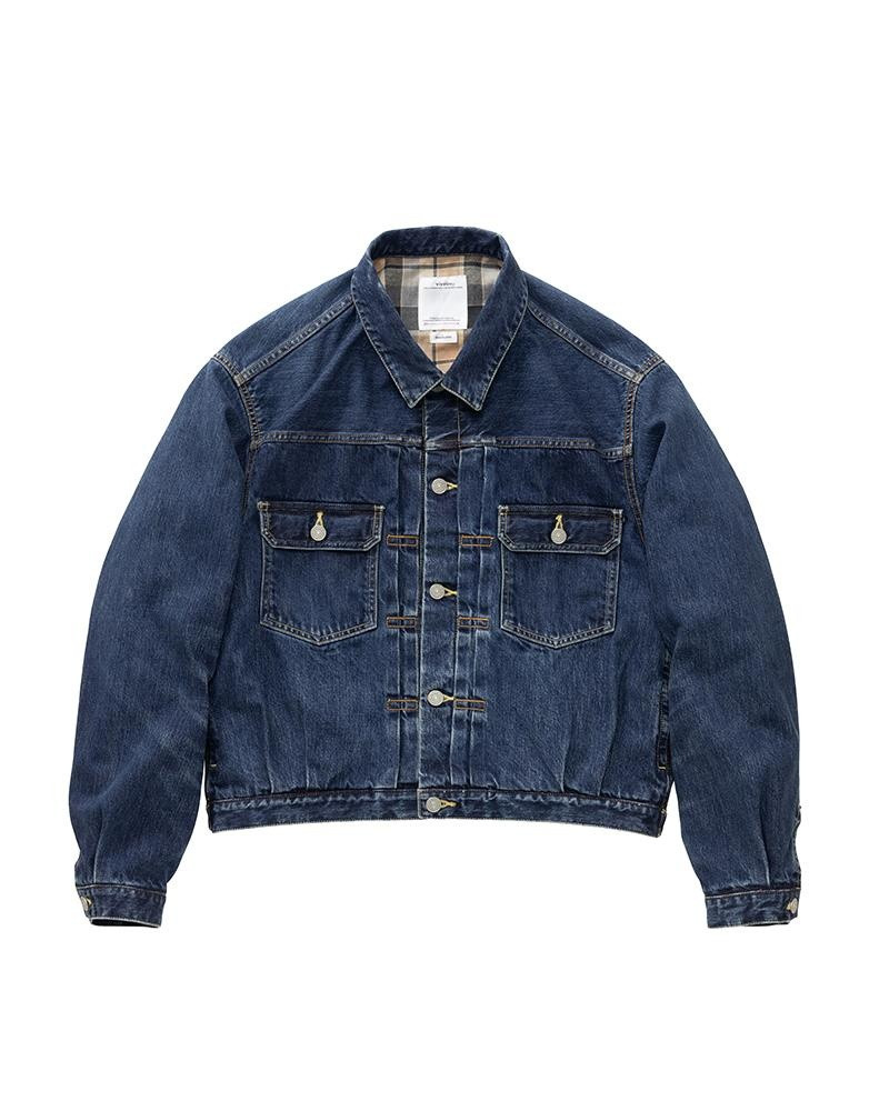 SS 101X JKT DMGD (CHECK) BEIGE 1