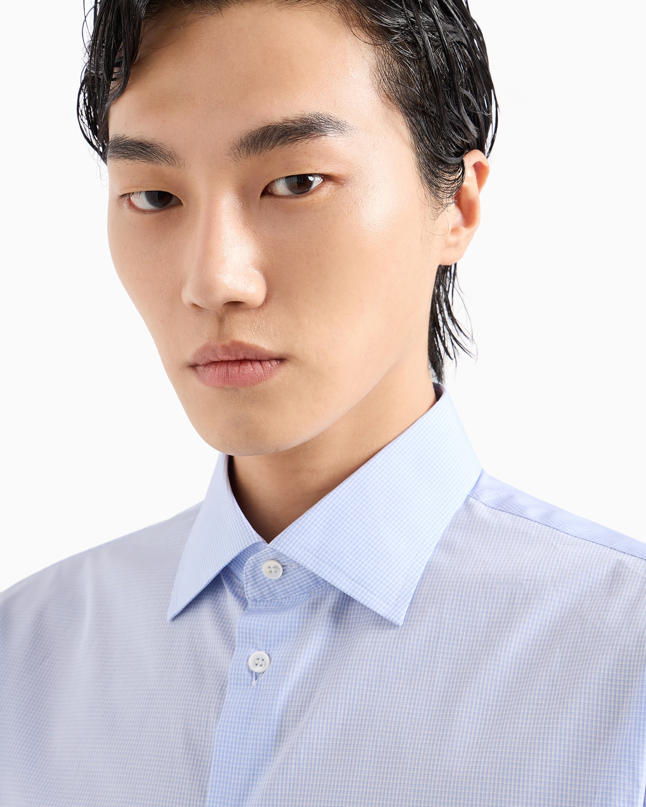 Regular-fit shirt made from micro-woven cotton - 5