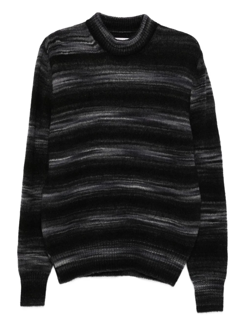 striped crew-neck sweater - 1