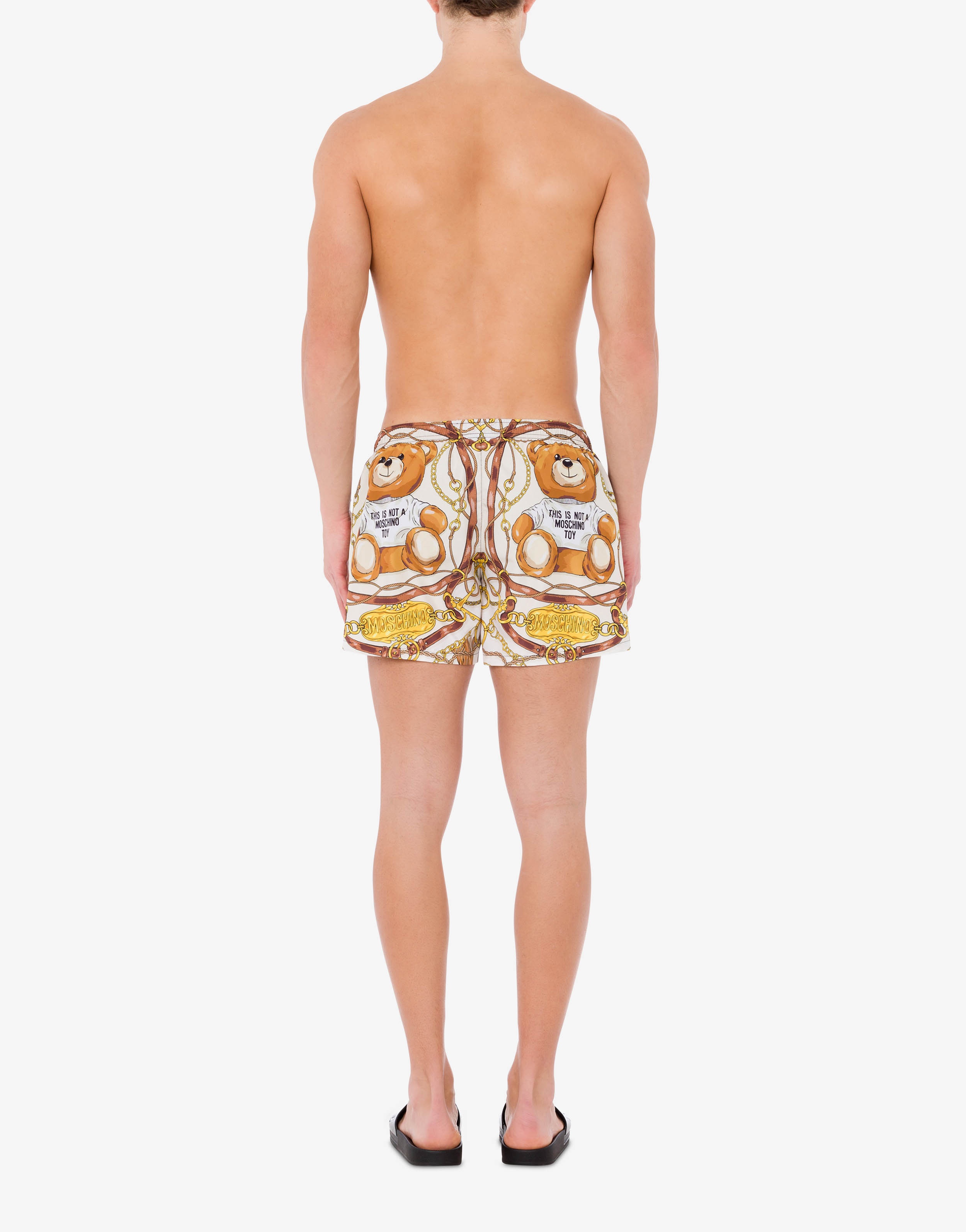 MILITARY TEDDY SCARF SWIM TRUNKS - 3