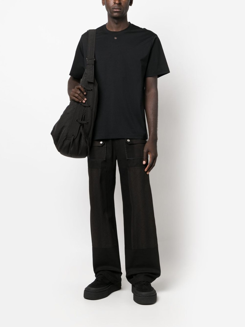 Craig Green eyelet-detail cotton T-shirt outlook