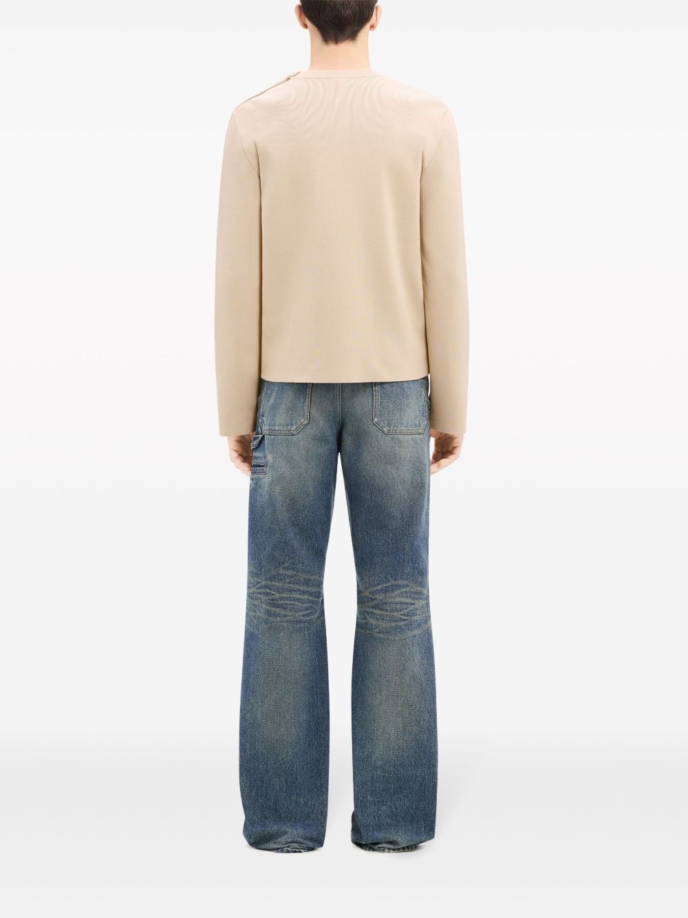 shoulder snaps sweater - 4