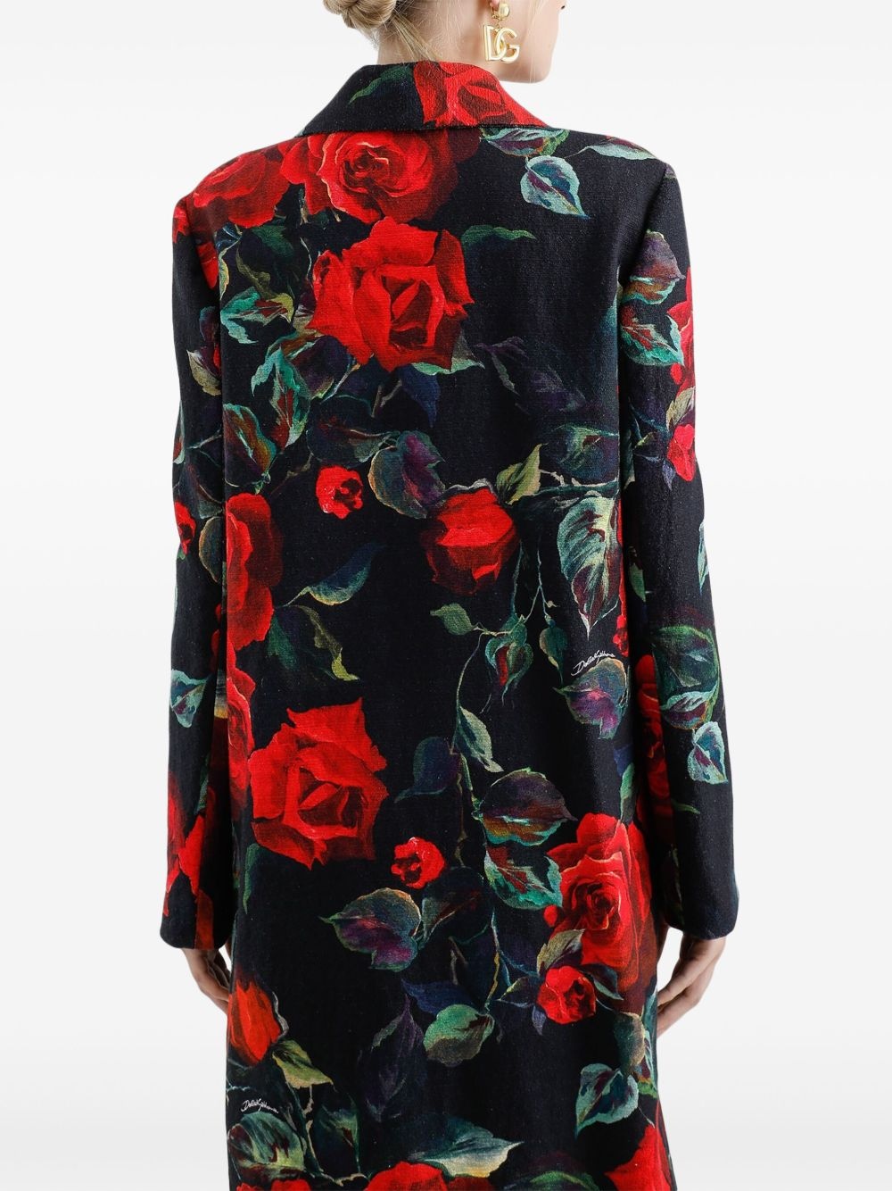 floral-print coat - 5