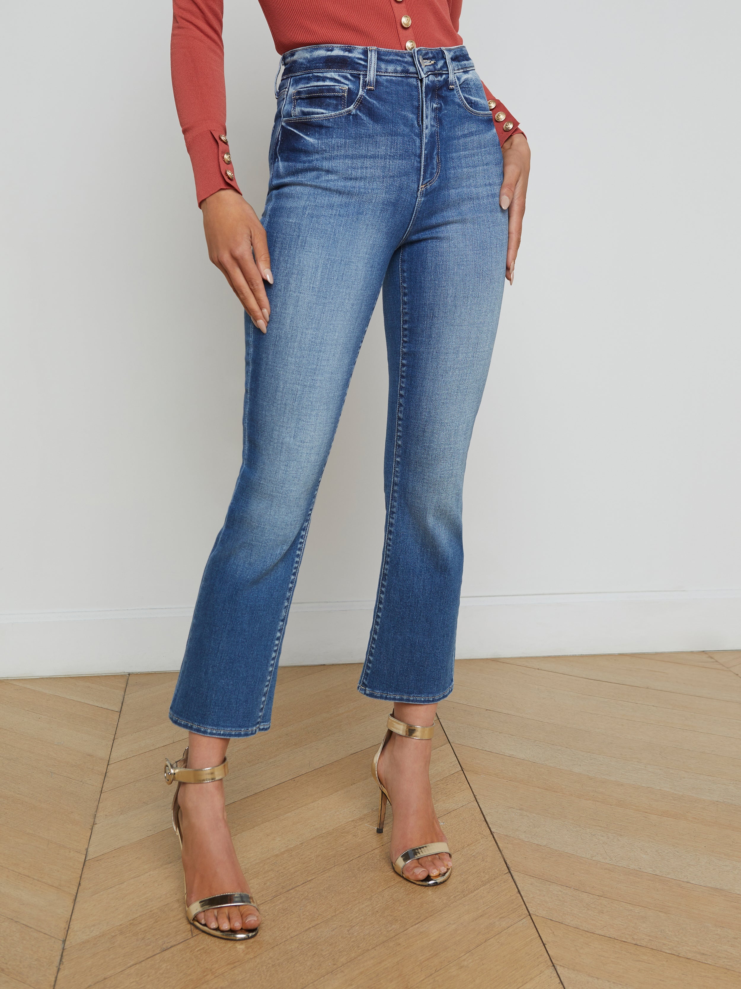Mira Cropped Bootcut Jean - 3