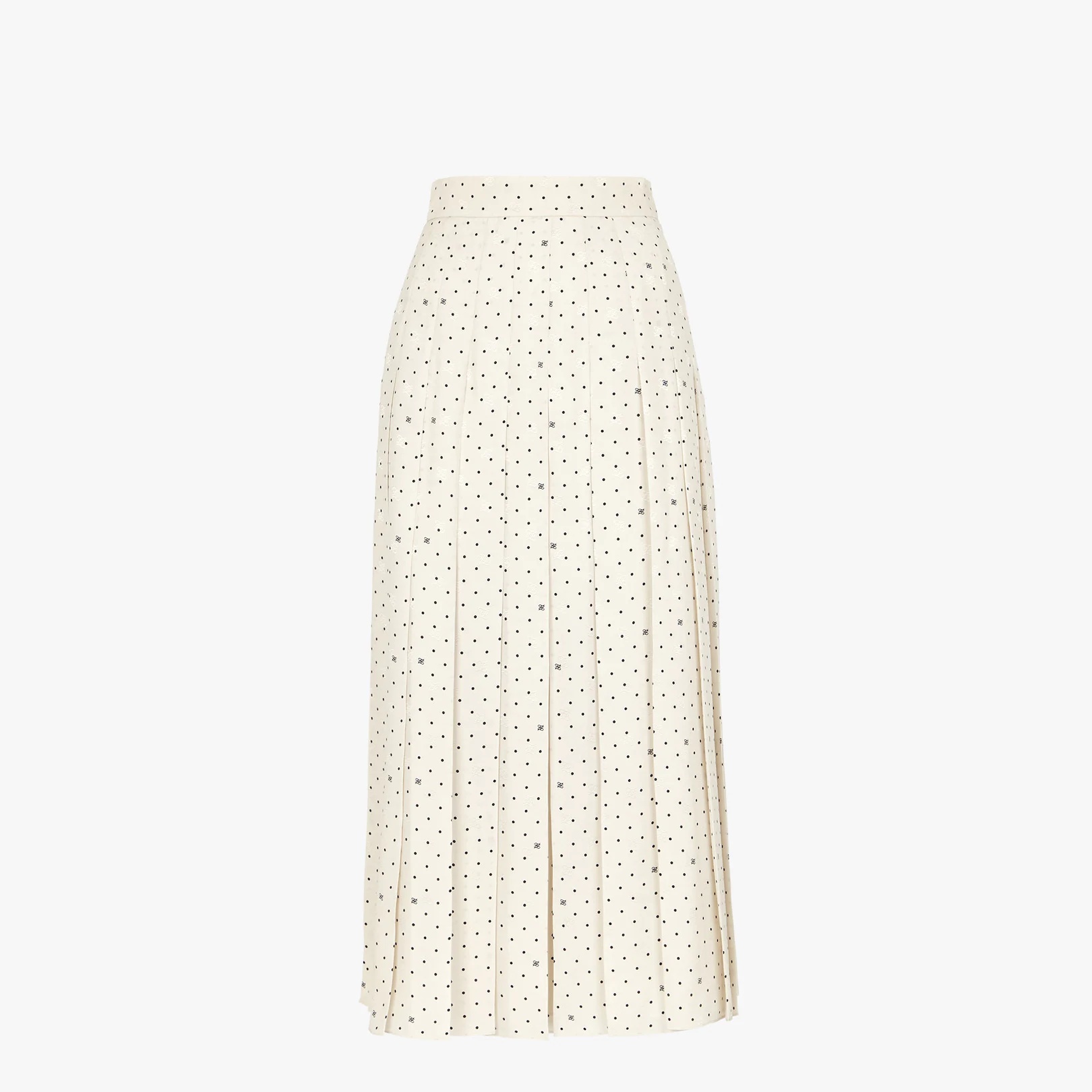 White silk skirt - 1