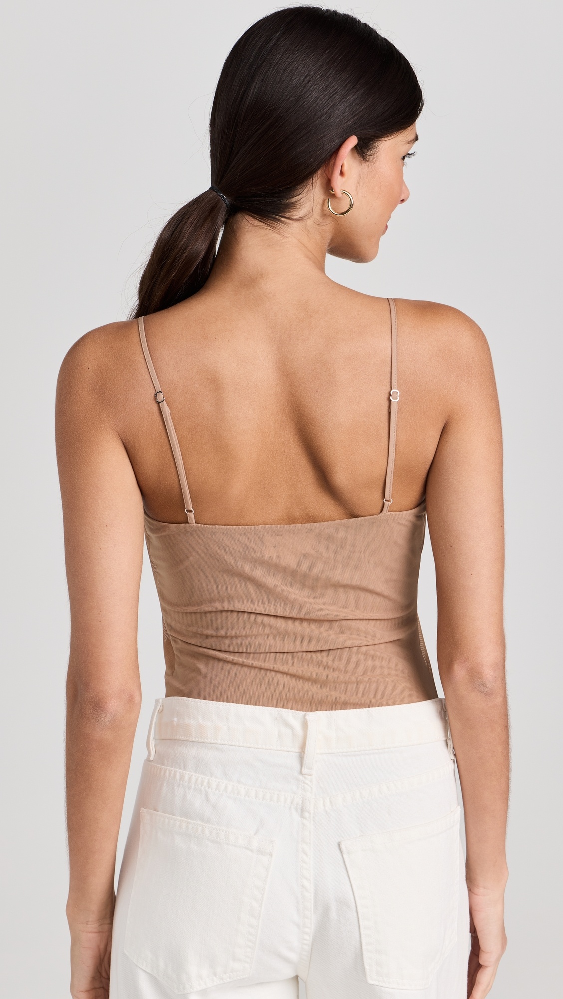 Gelina Ruched Thong Bodysuit - 2
