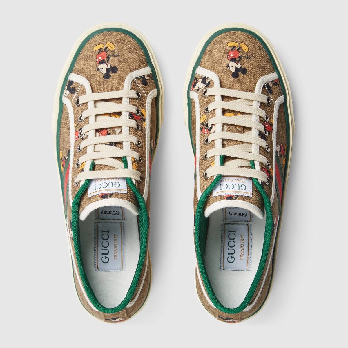 Women's Disney x Gucci Tennis 1977 sneaker with Web - 3