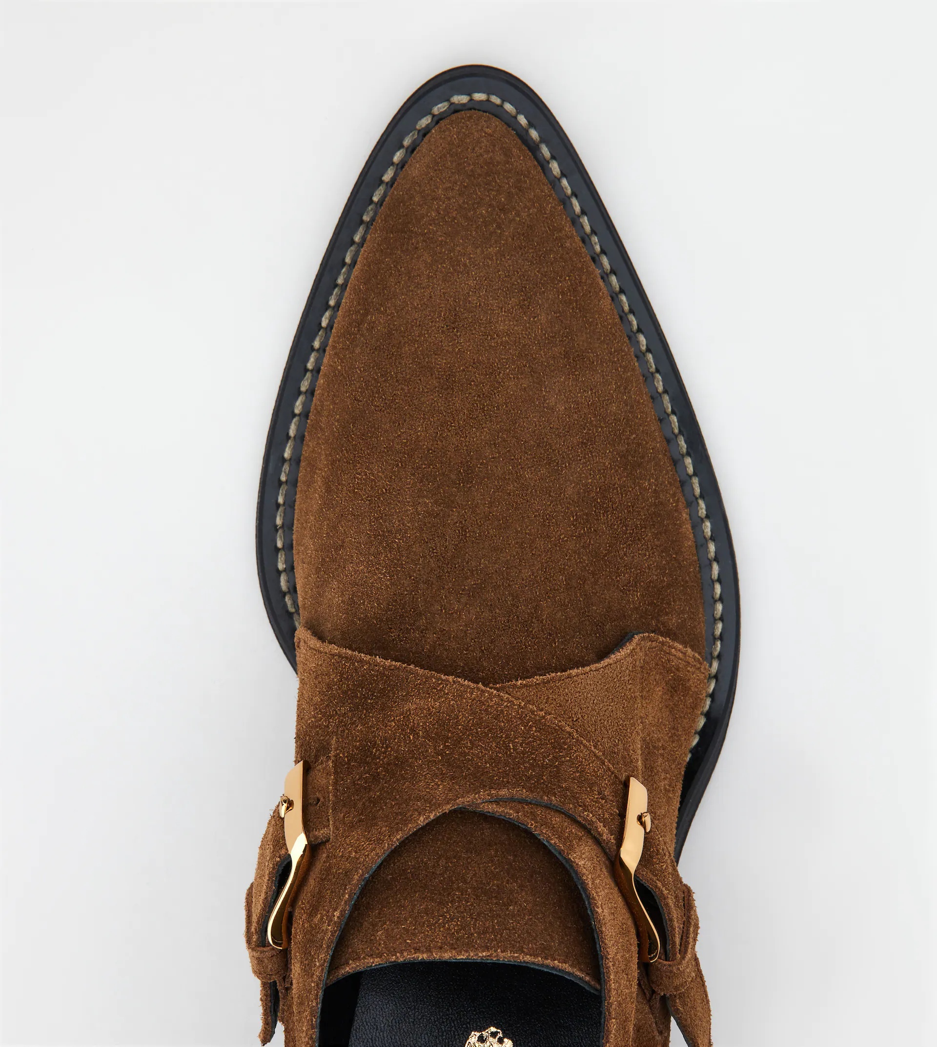 MONKSTRAPS IN SUEDE - BROWN - 4