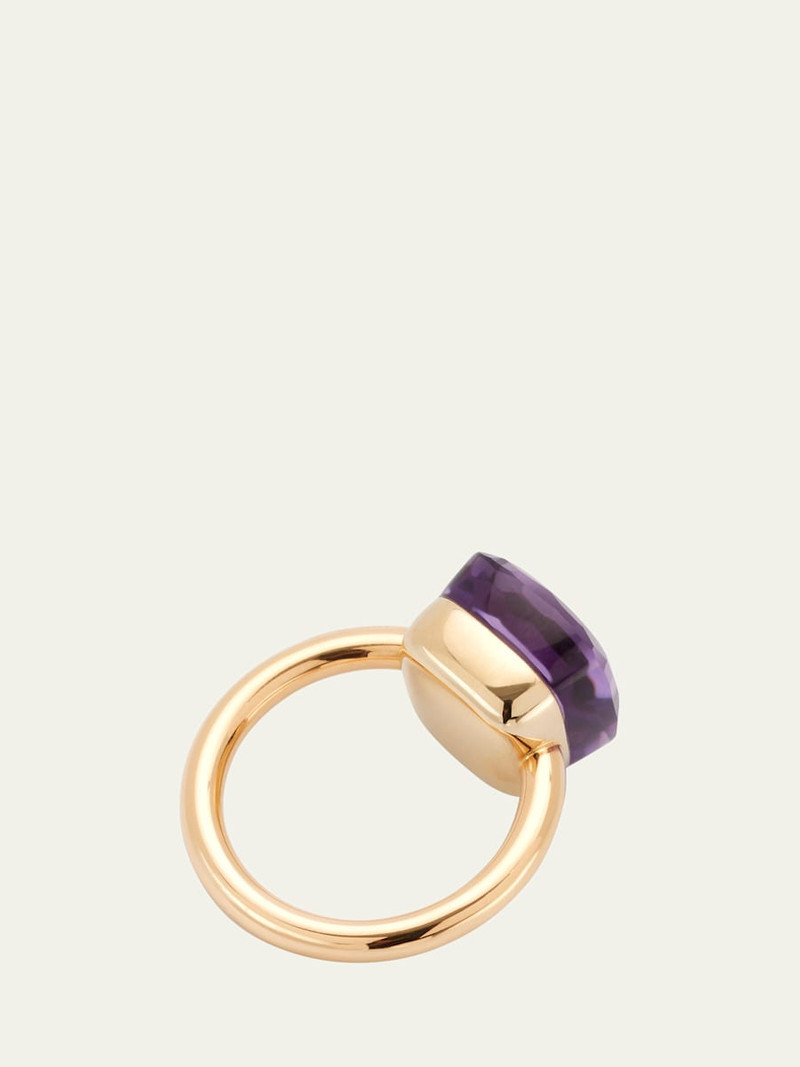 Nudo Maxi 18k Gold Amethyst Ring 4