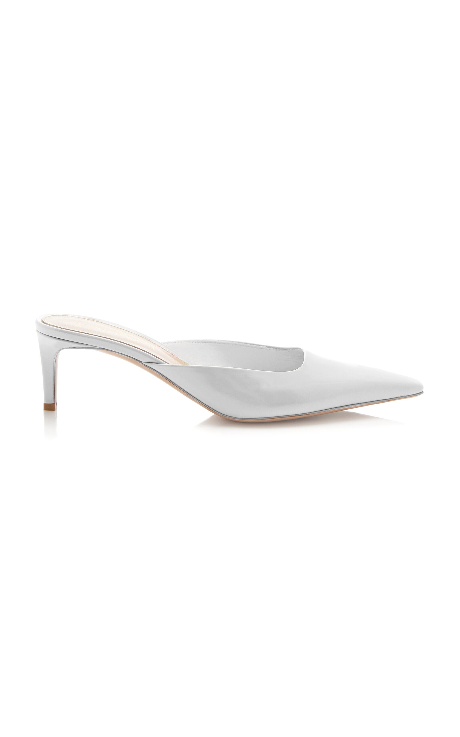 Leather Mules ivory - 1