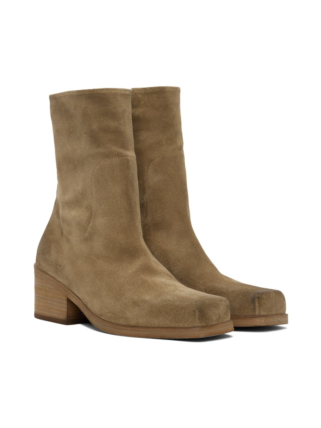 Beige Cassello Boots - 4
