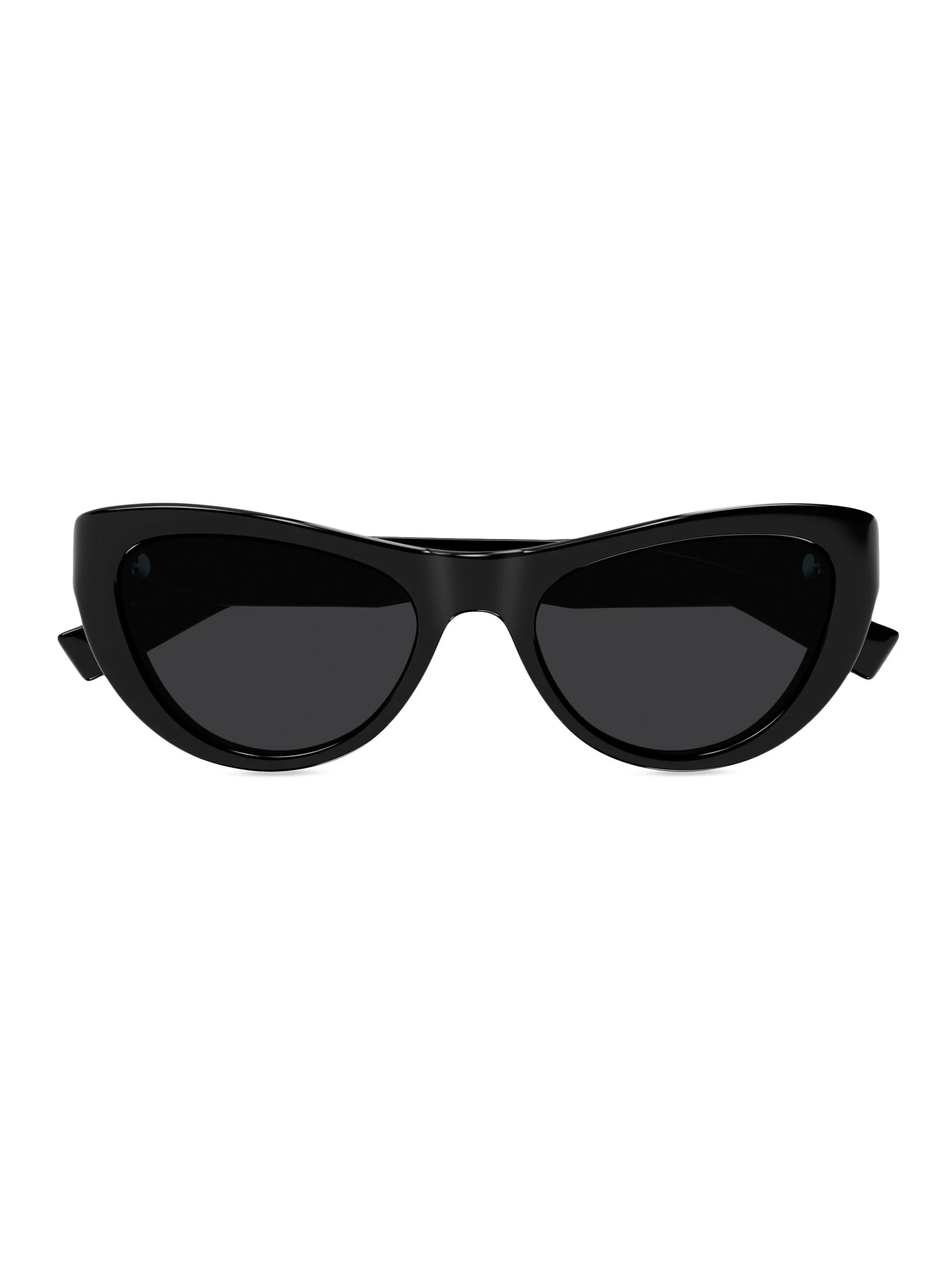 Women's Script 53MM Cat-Eye Sunglasses - Black Dark Grey - 1
