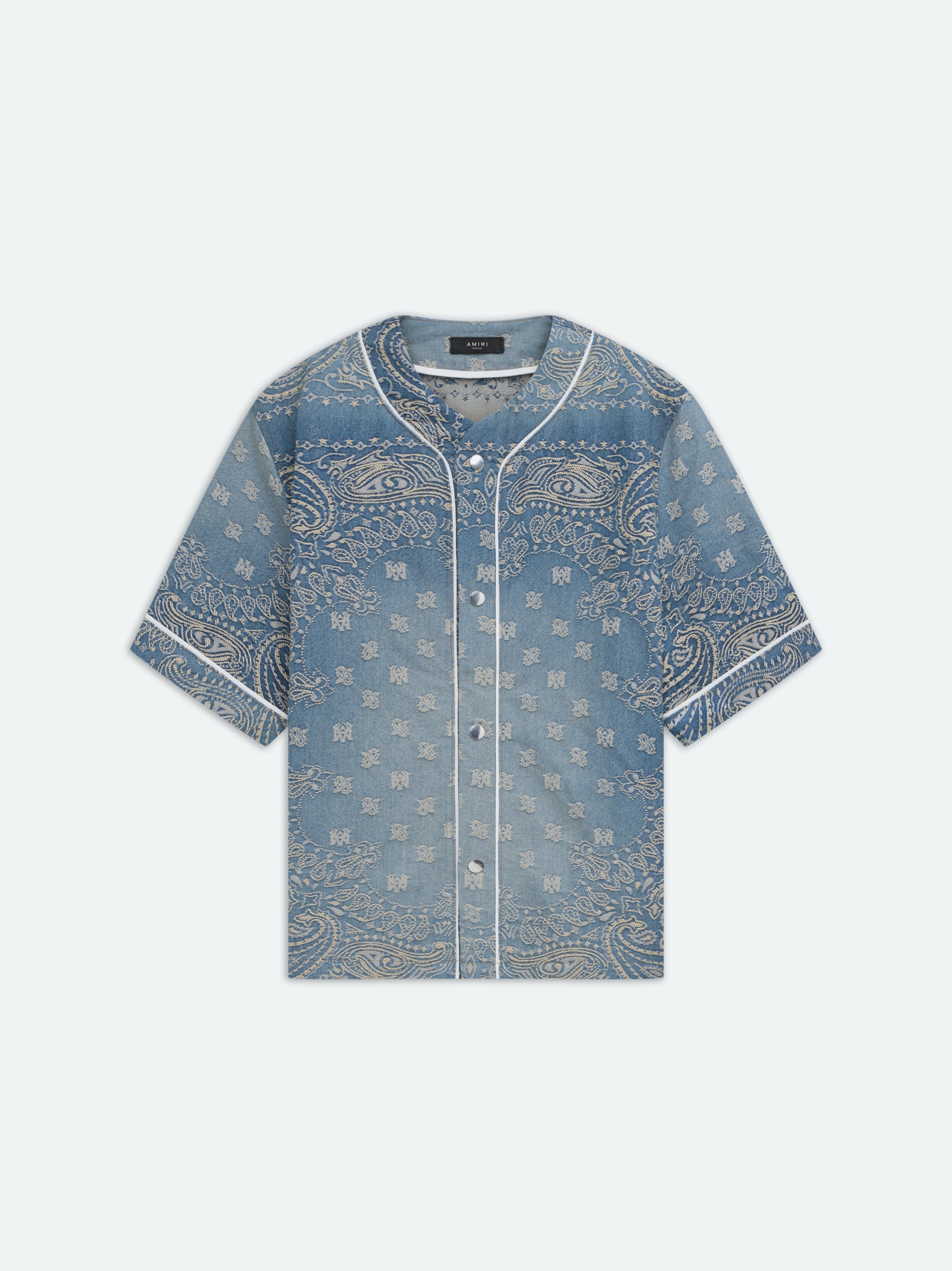 BANDANA JACQUARD BASEBALL SHIRT - 1