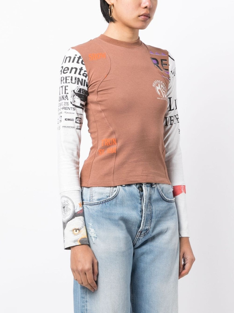 Regenerated graphic-print T-shirt 3