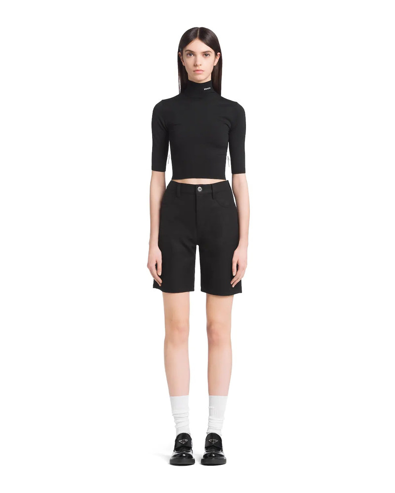 Prada Slim-fit superfine wool turtleneck outlook