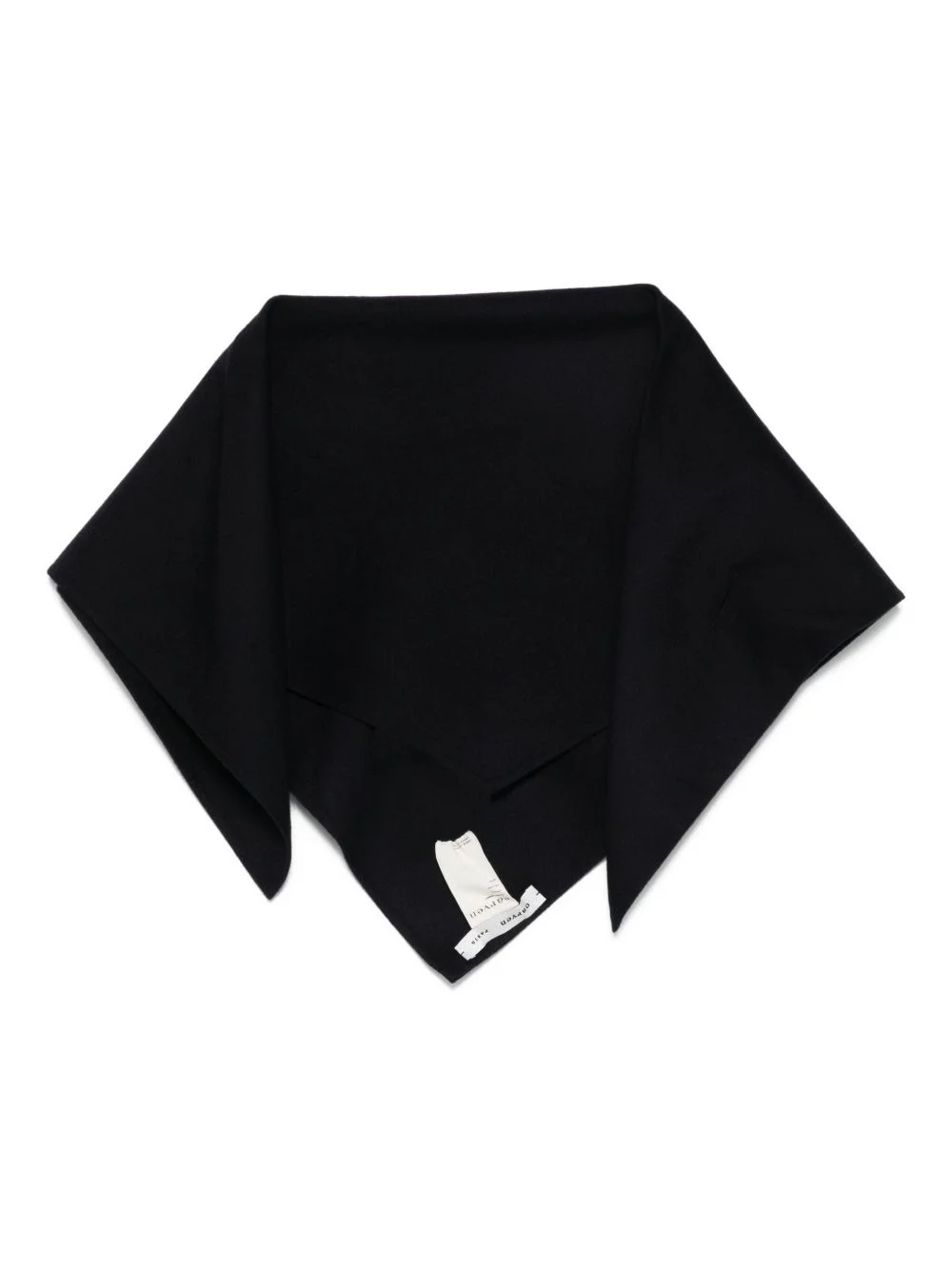 triangular wool scarf - 1