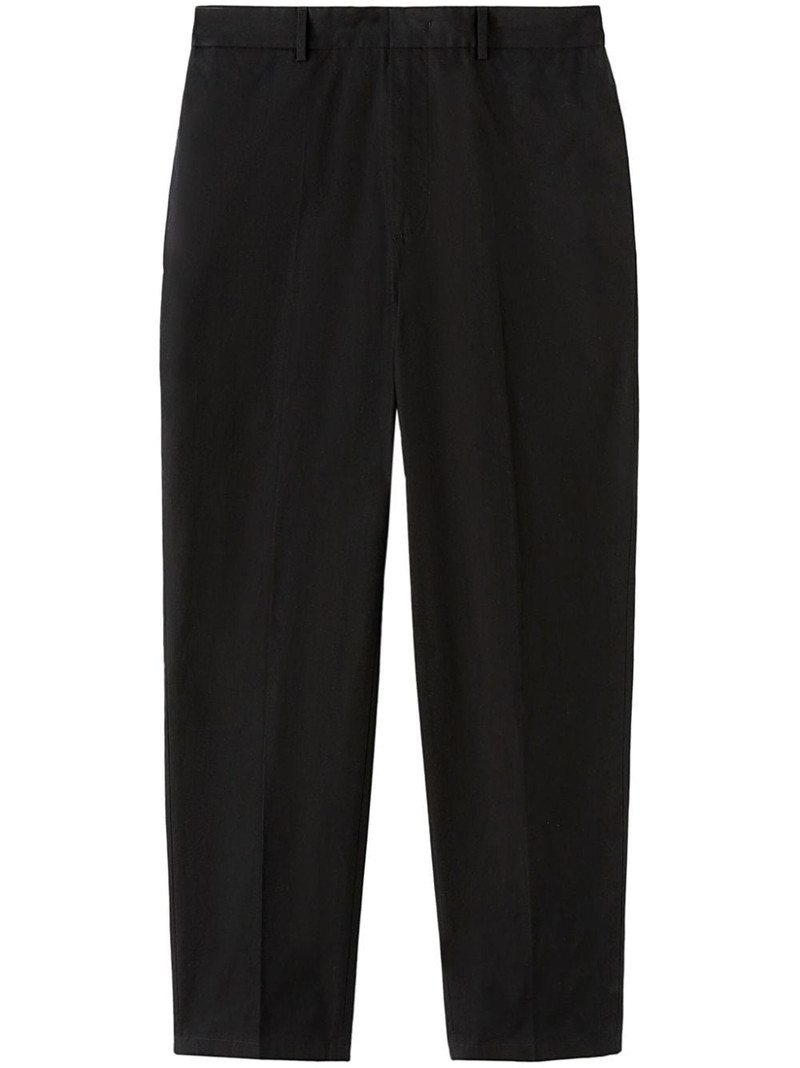 straight-leg cotton trousers 1