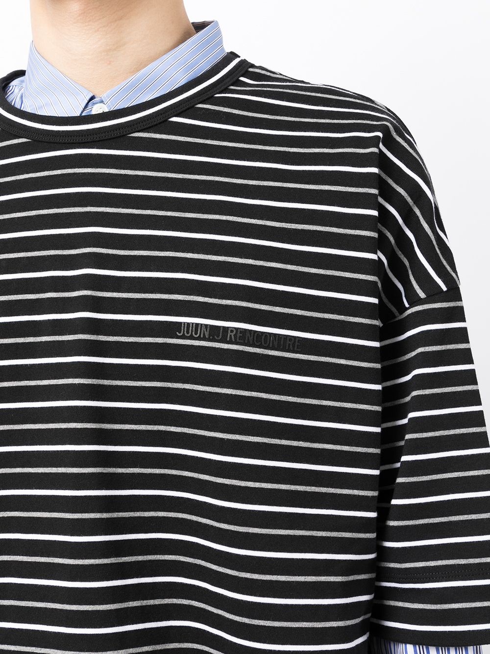 horizontal-stripe T-shirt - 5