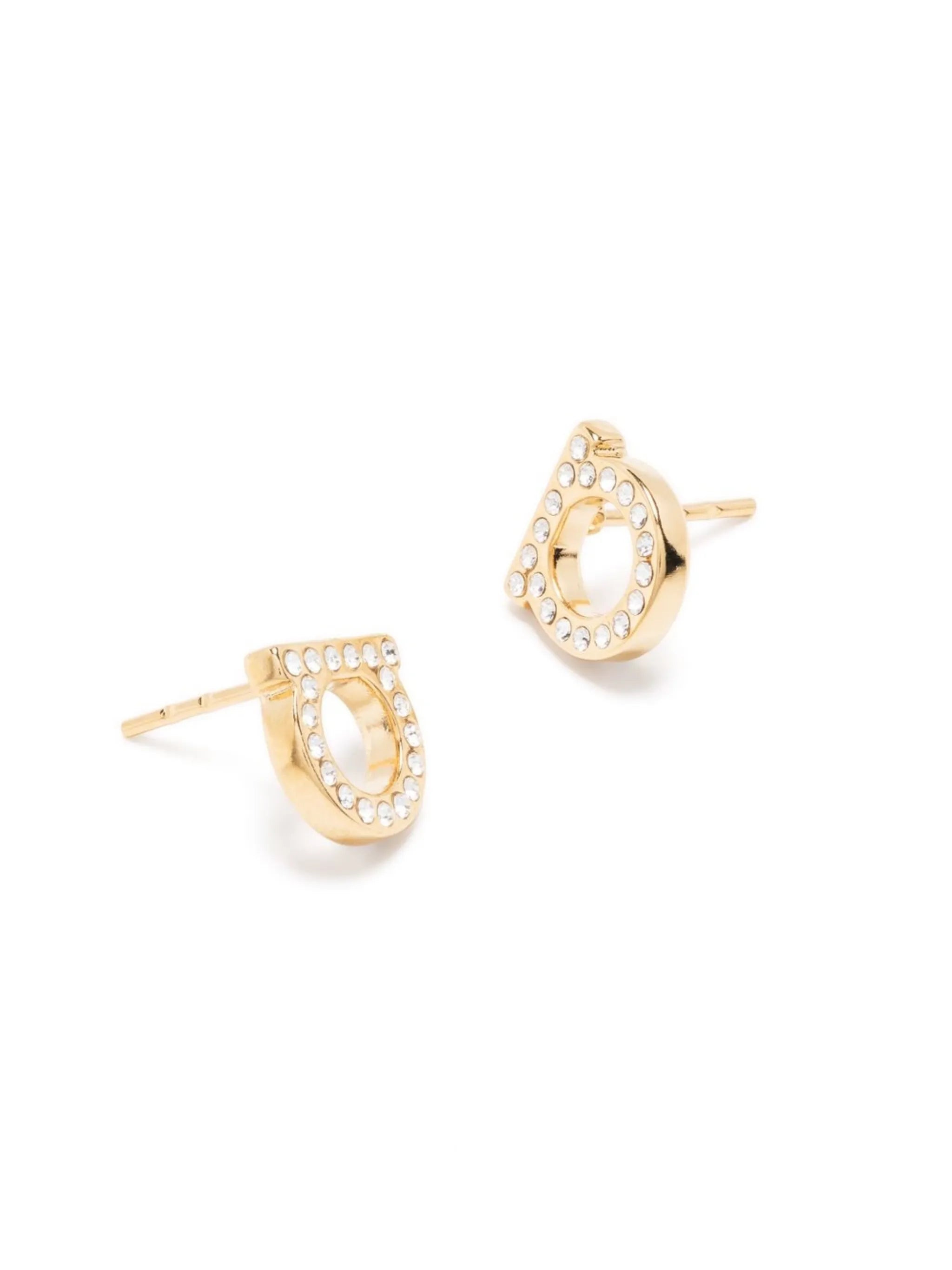 Ferragamo Gancini Embellished Earrings - 3
